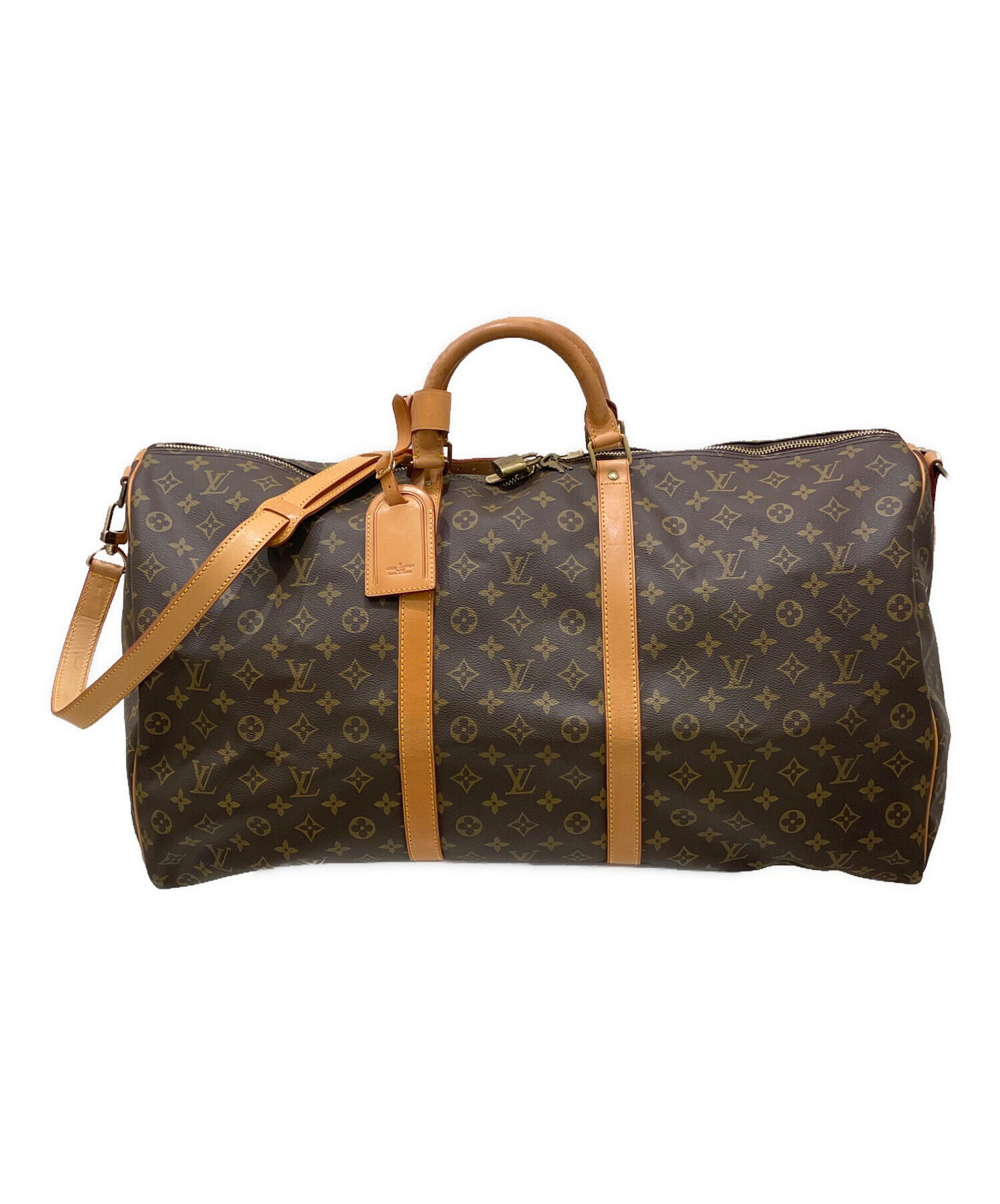 LOUIS VUITTON ルイヴィトン モノグラムキーポル60 バンドリエール 中古・古着通販】LOUIS VUITTON (ルイ ヴィトン) キーポル・バンド