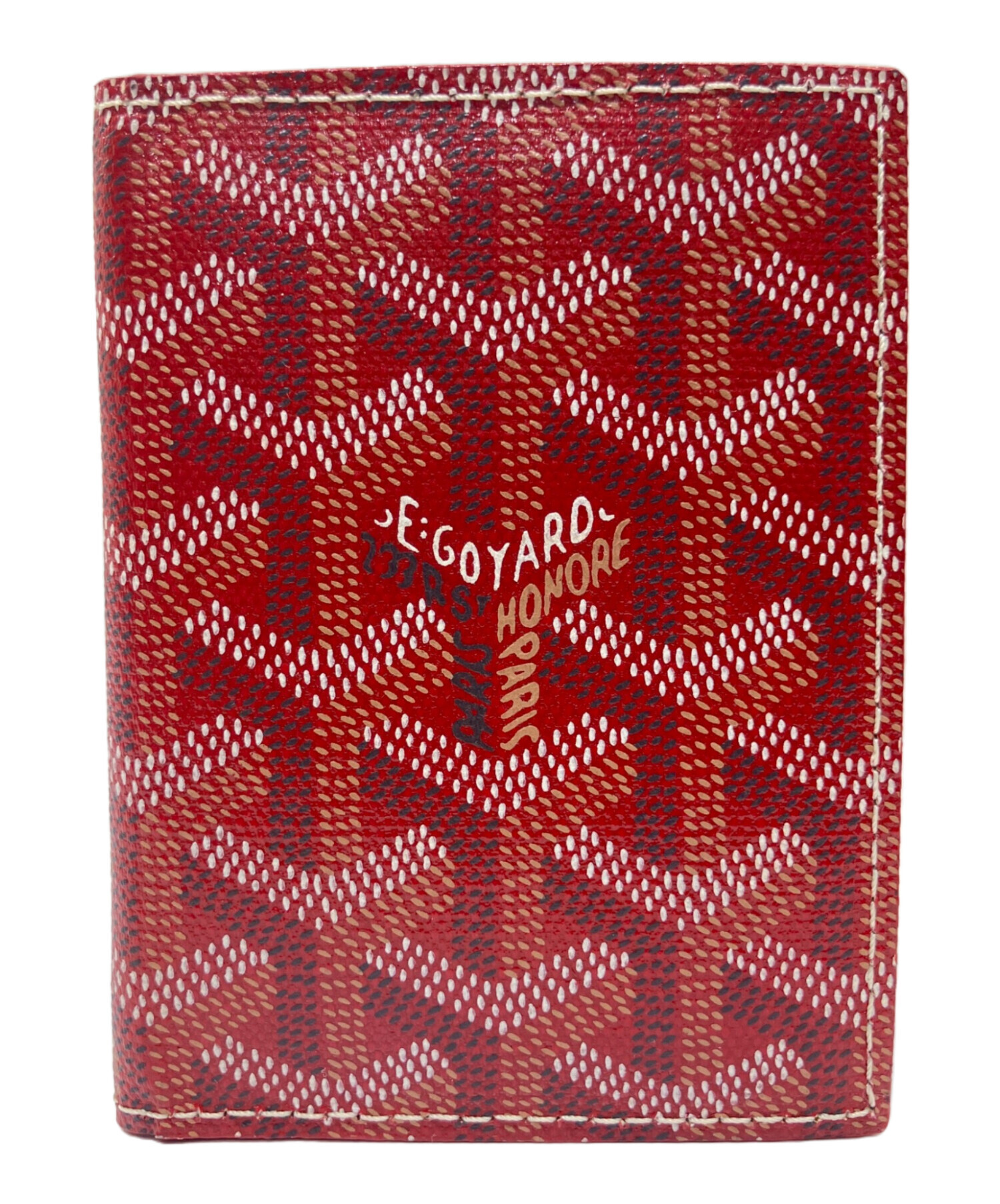 中古・古着通販】GOYARD (ゴヤール) カードケース レッド｜ブランド
