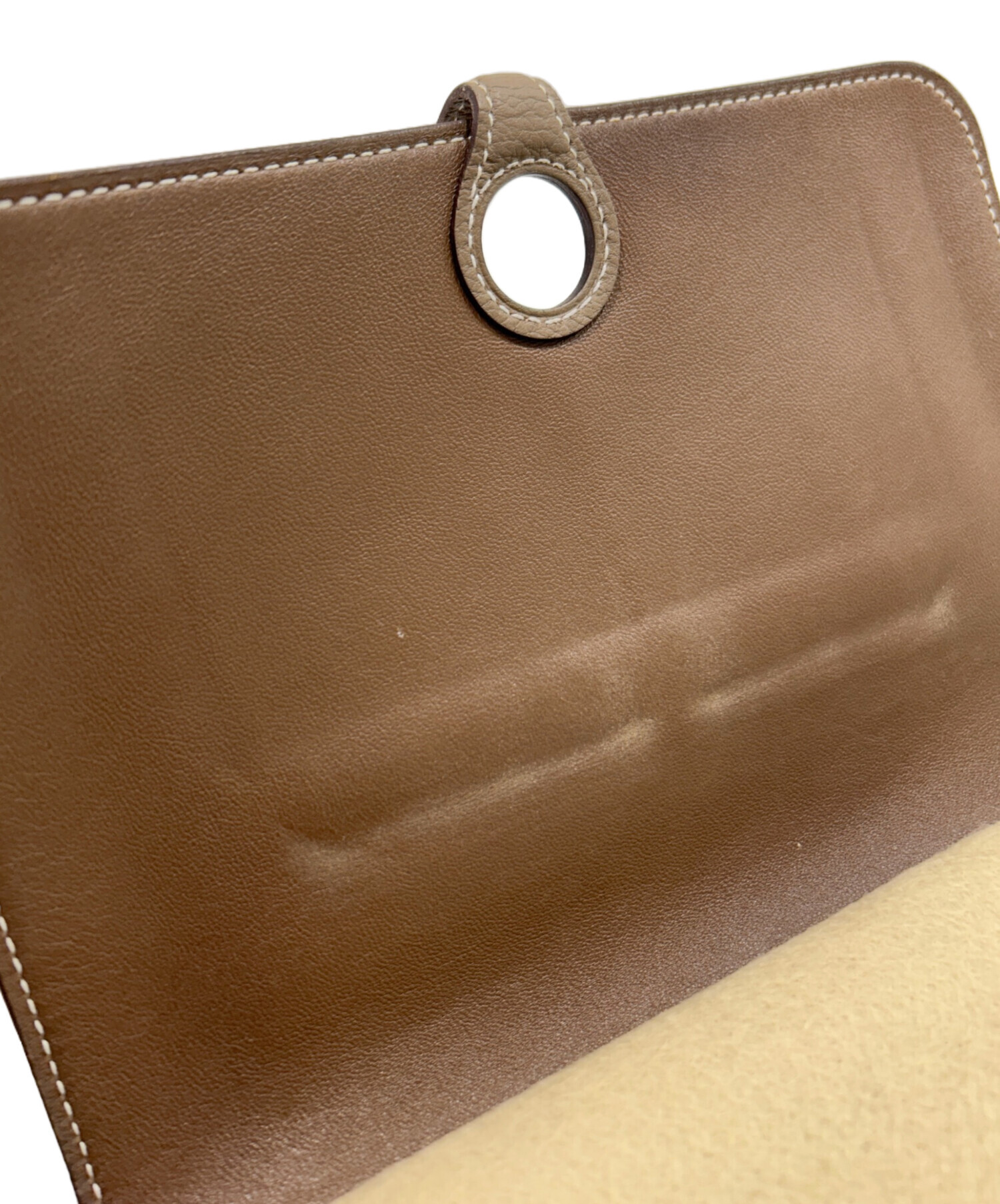 中古・古着通販】HERMES (エルメス) ドゴンGM エトゥープ サイズ:GM