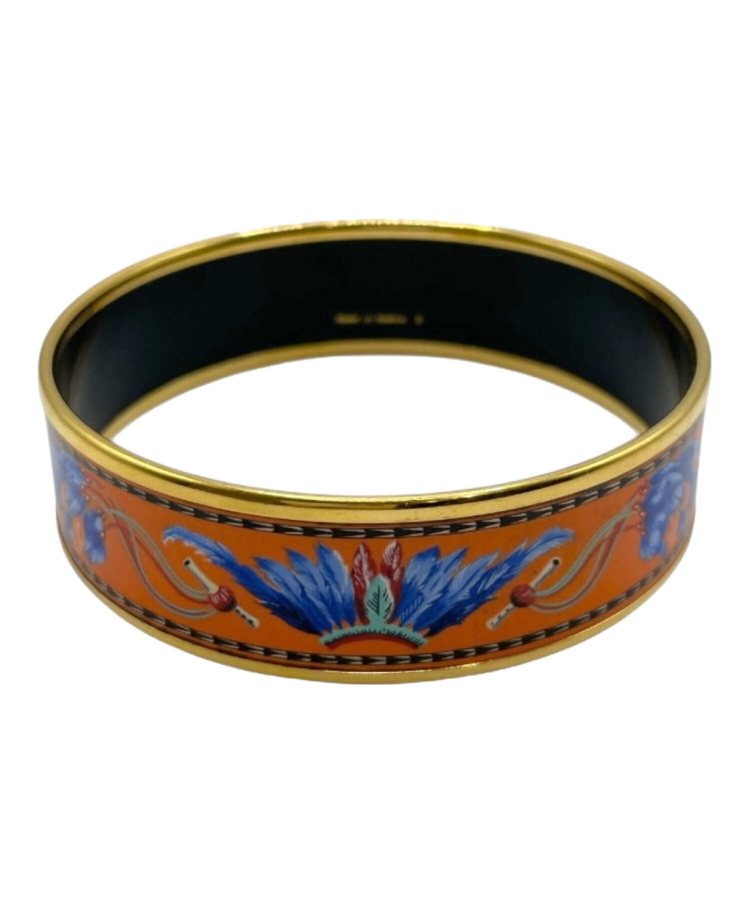 中古・古着通販】HERMES (エルメス) エマイユGM/バングル オレンジ