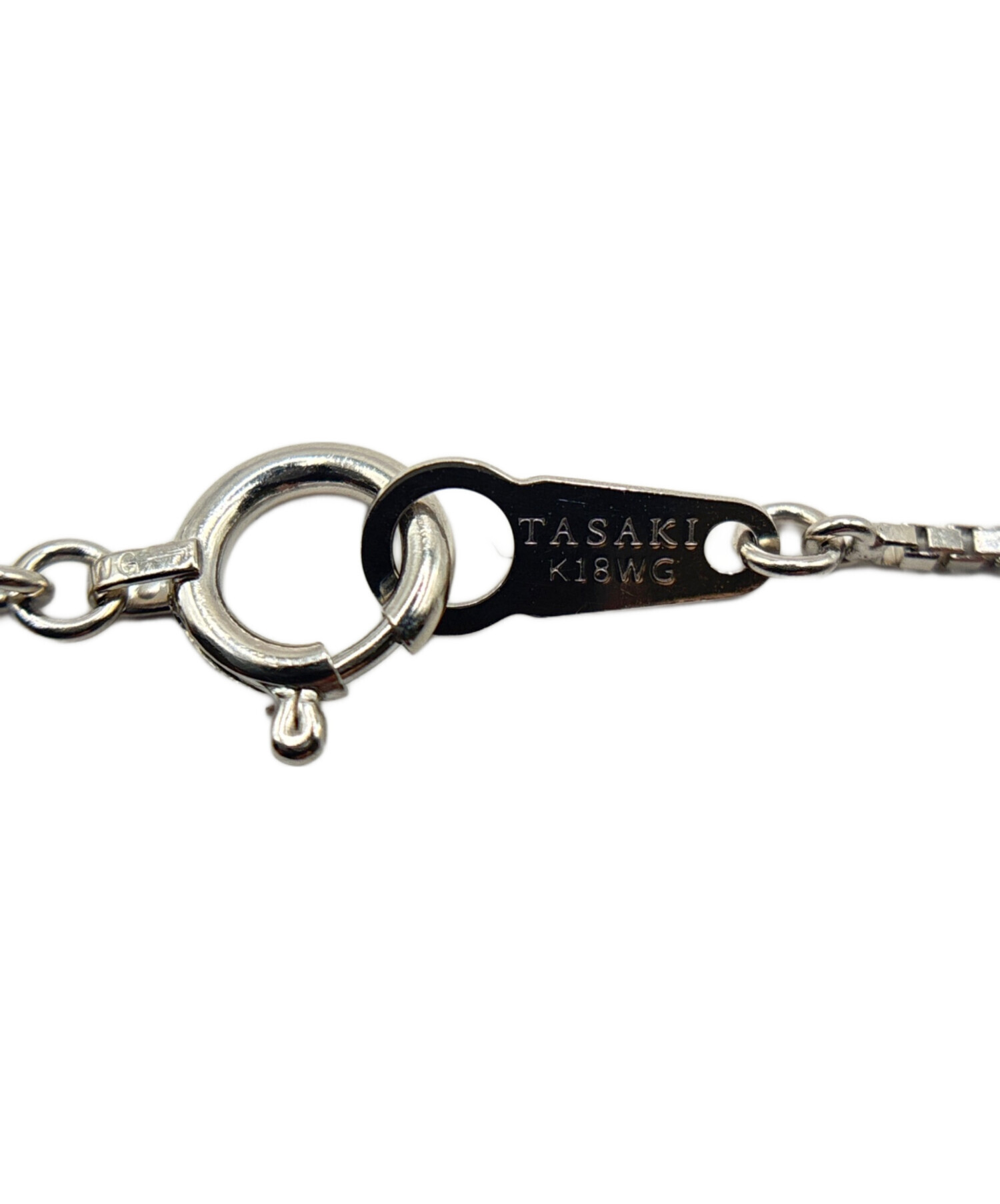 中古・古着通販】TASAKI (タサキ) 可変式ダイヤモンドクロスネックレス