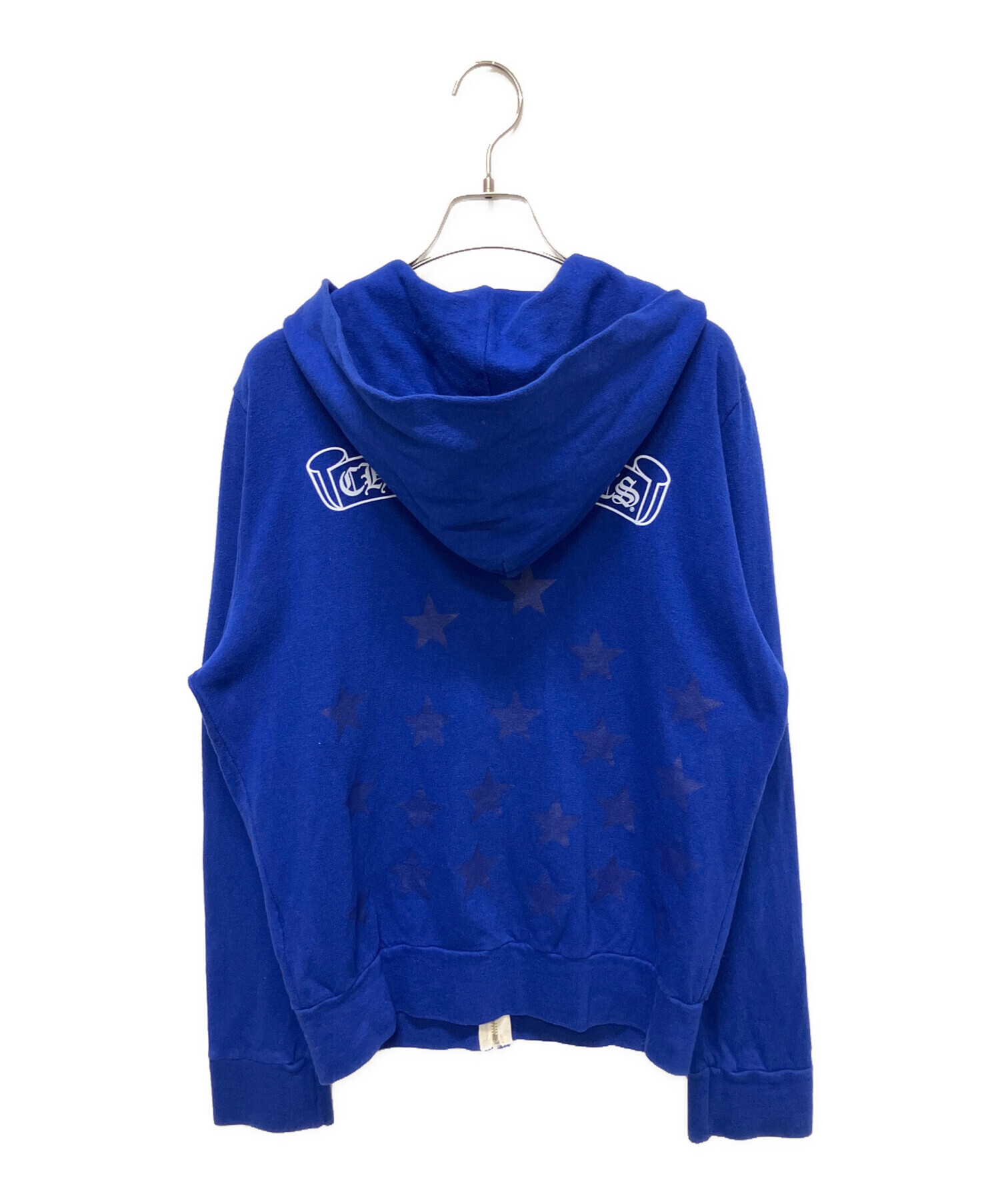 chrome hearts ジャケット パーカー 中古・古着通販】CHROME HEARTS (クロムハーツ) ジップパーカー ブルー
