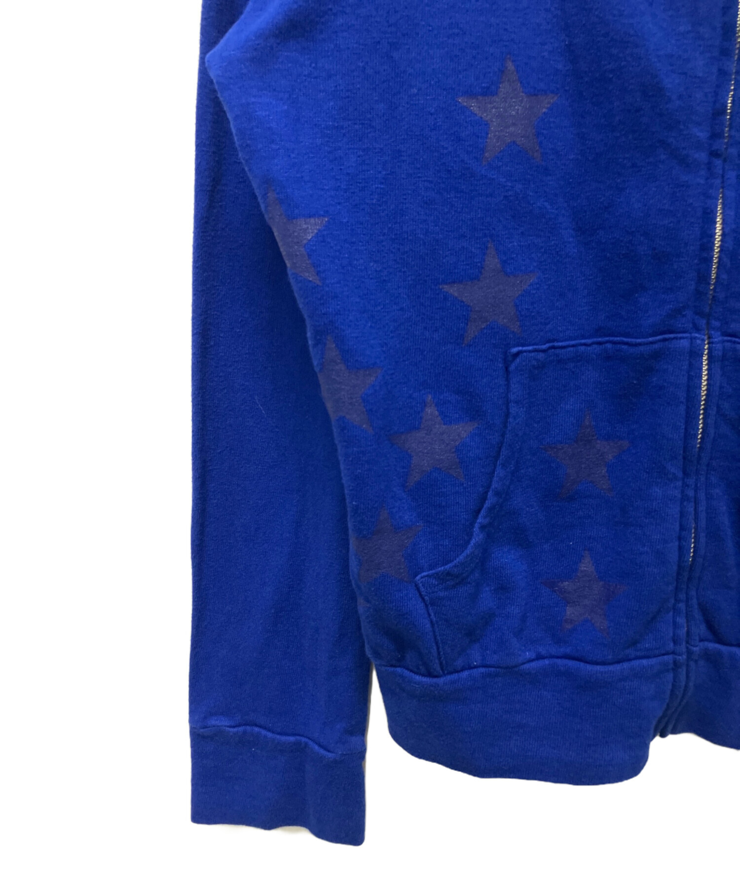 中古・古着通販】CHROME HEARTS (クロムハーツ) ジップパーカー ブルー