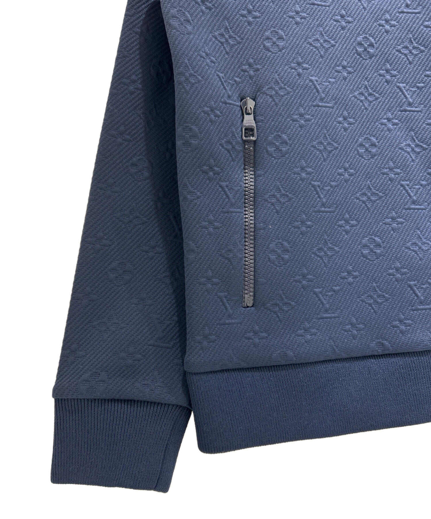 5877【未使用】ルイヴィトン‪☆モノグラム総柄トラックジャケット ジップニット 中古・古着通販】LOUIS VUITTON (ルイ ヴィトン) モノグラム ジップ