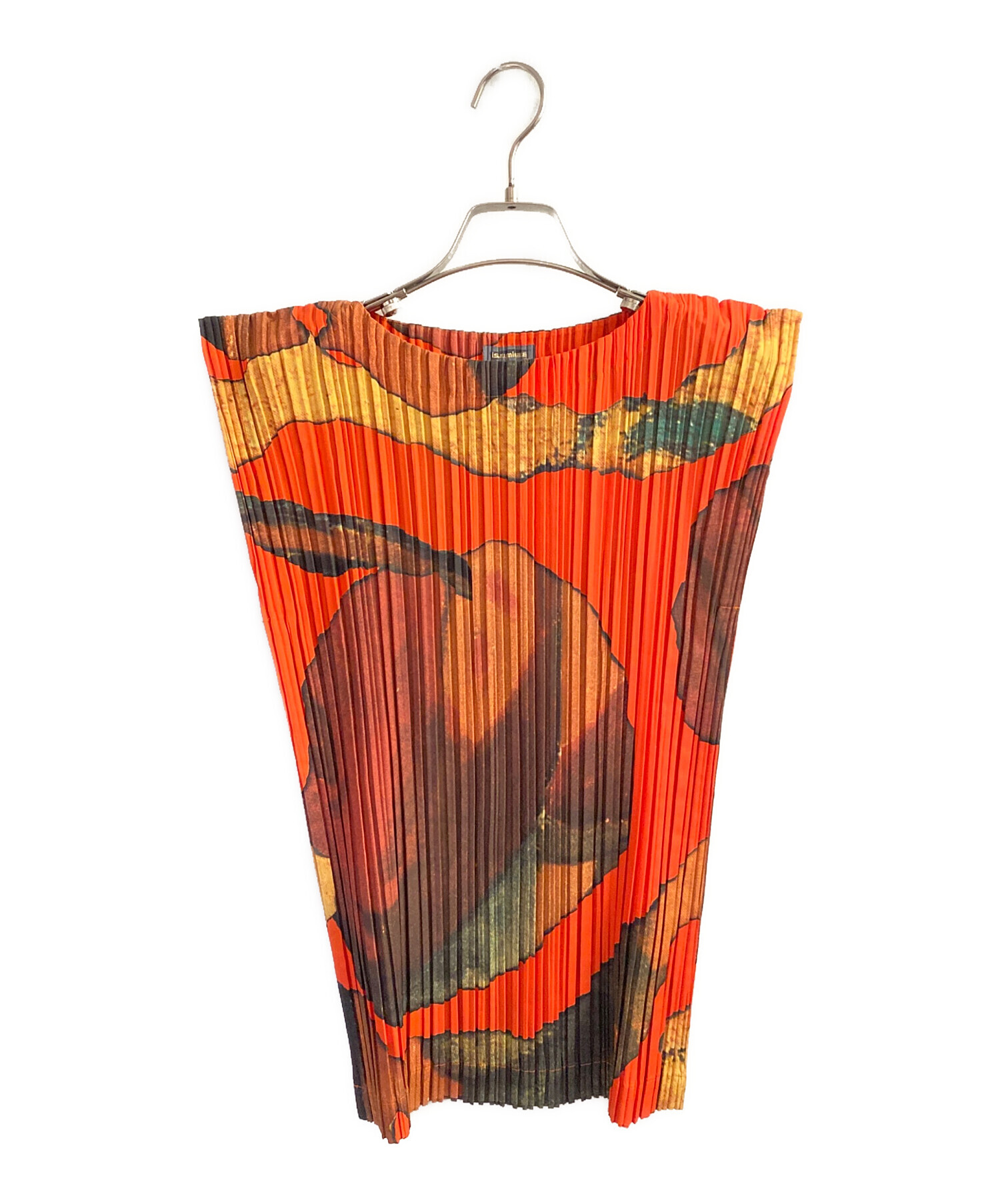 中古・古着通販】ISSEY MIYAKE (イッセイミヤケ) ノースリーブプリーツ