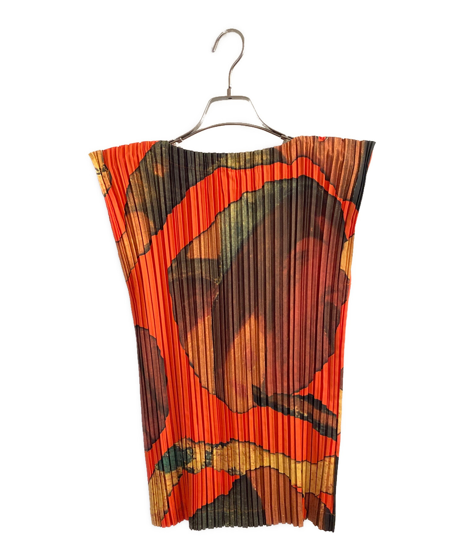 中古・古着通販】ISSEY MIYAKE (イッセイミヤケ) ノースリーブプリーツ