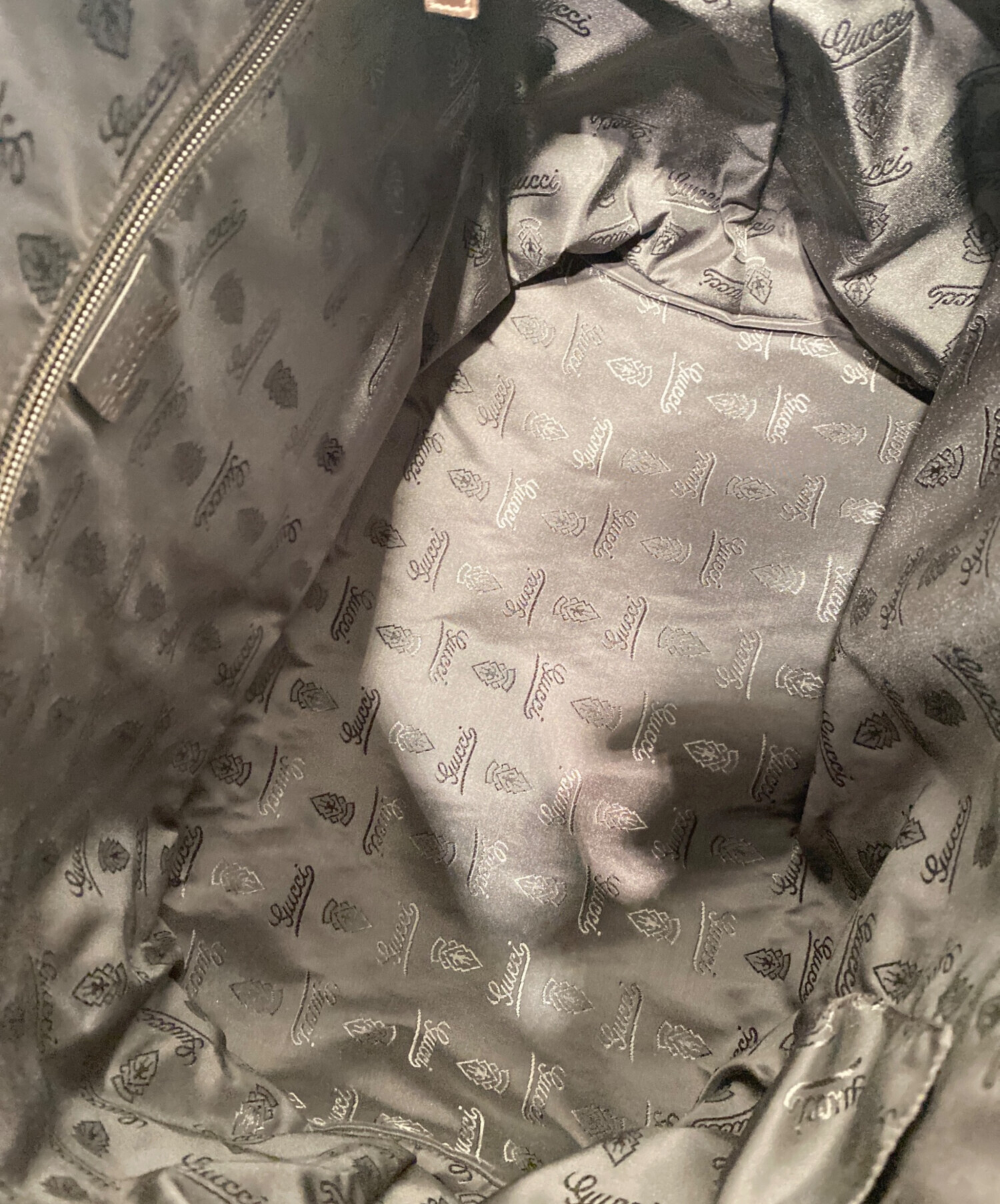 中古・古着通販】GUCCI (グッチ) グッチシマ/レザートートバッグ 