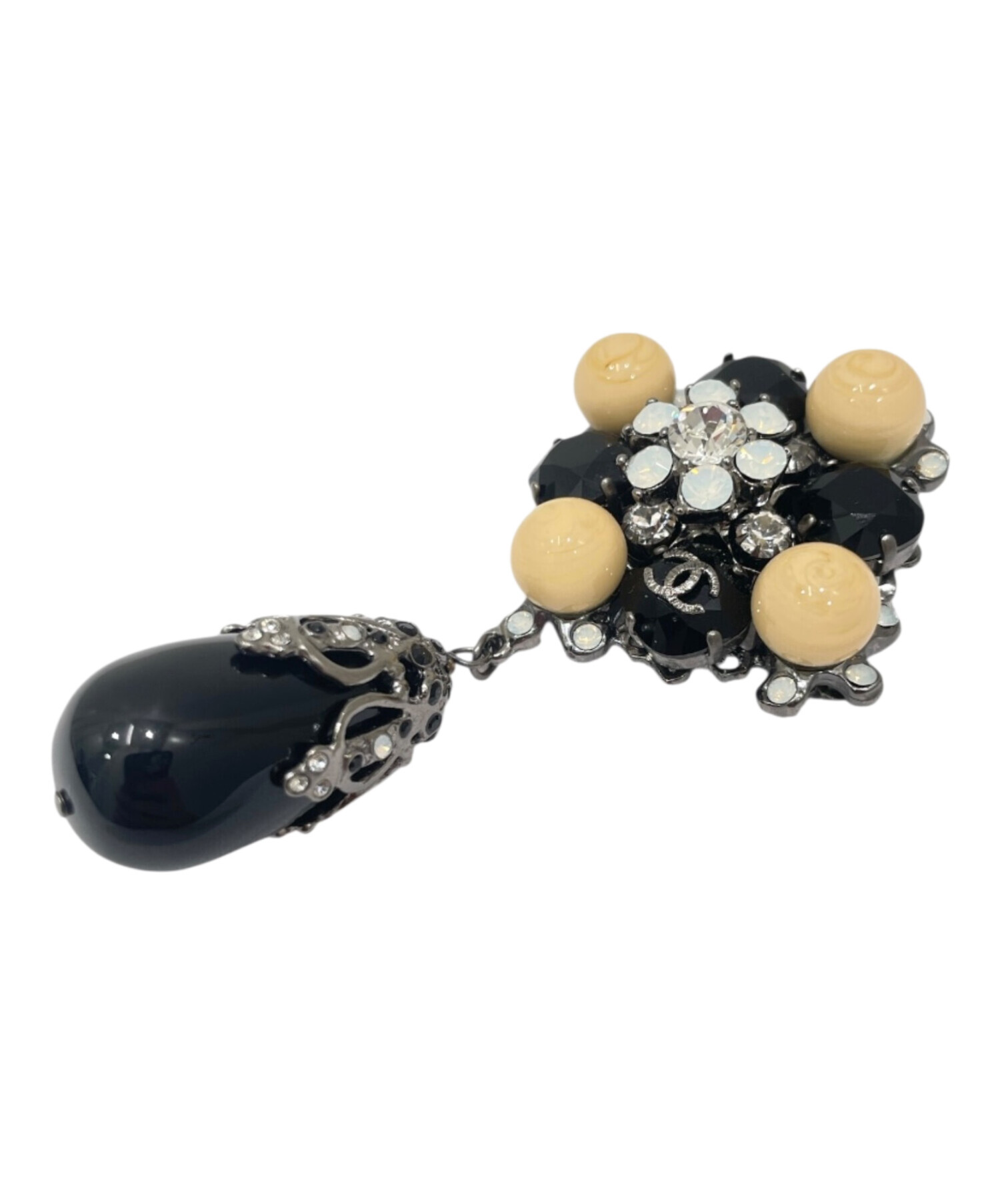 中古・古着通販】CHANEL (シャネル) ココマーク フェイクパール