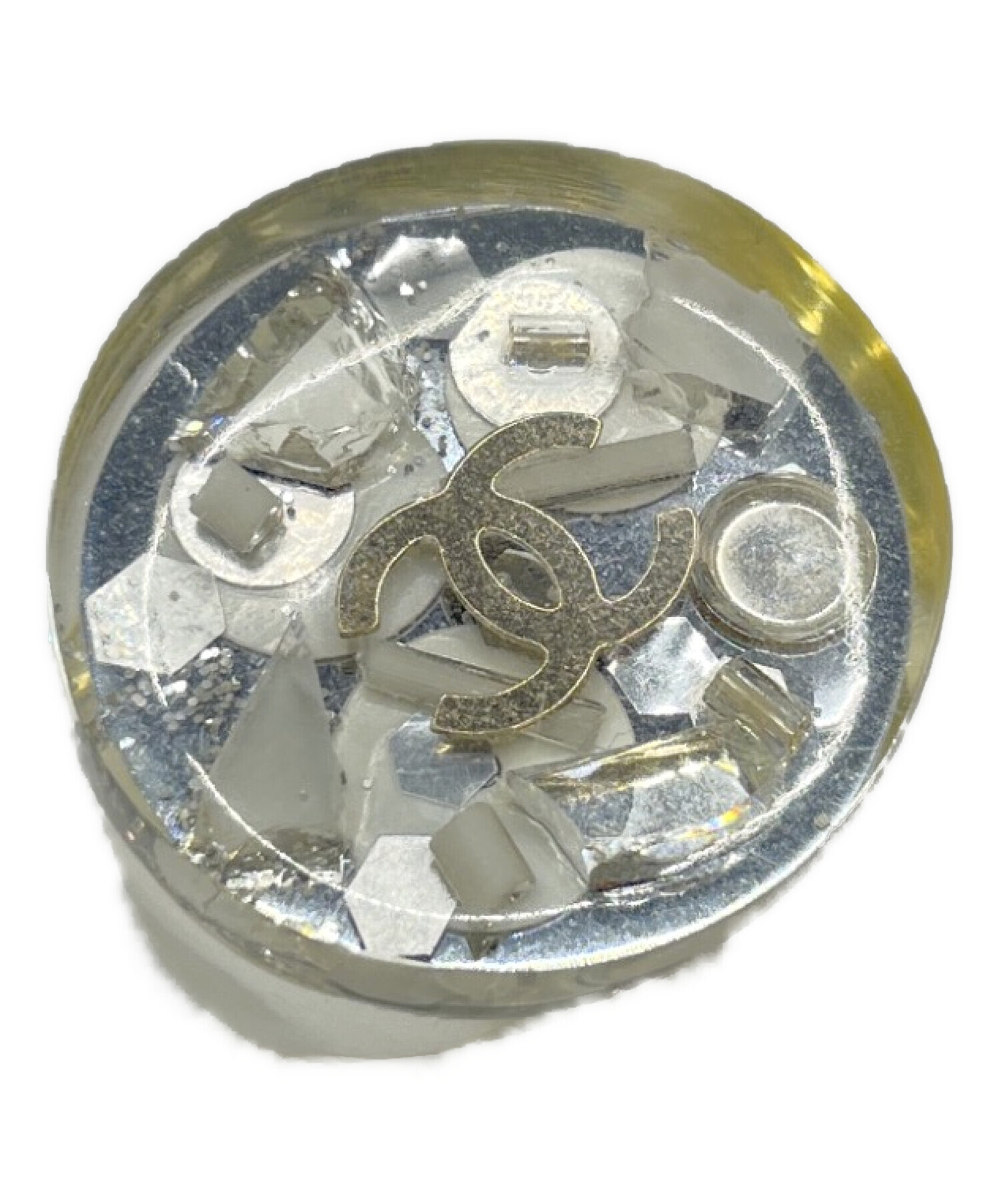 中古・古着通販】CHANEL (シャネル) クリアリング ホワイト サイズ:13