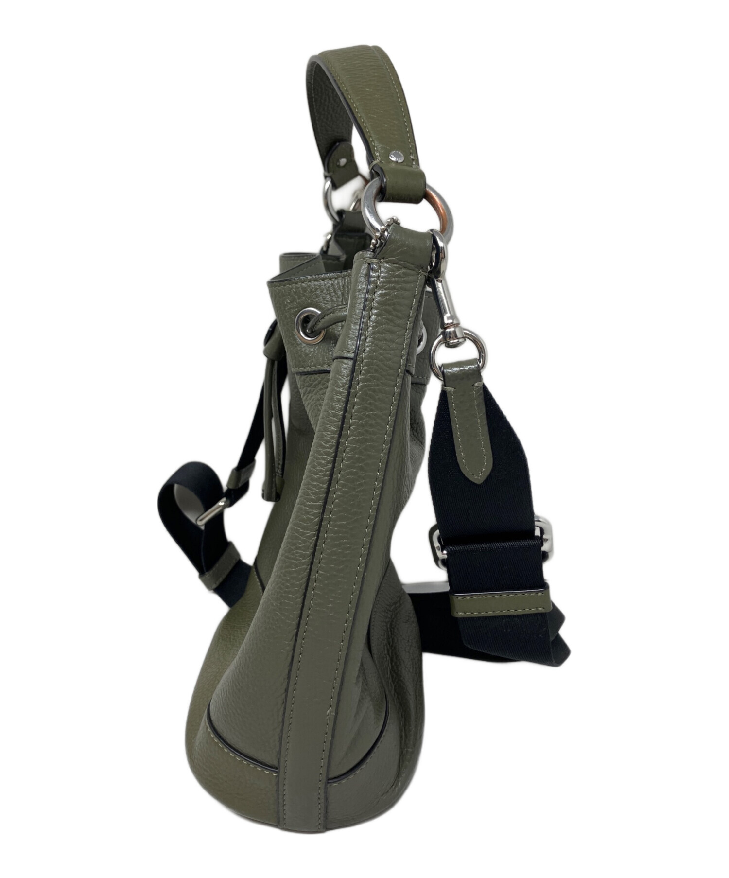 k COACH デンプシー ドローストリング バケット バッグ ショルダー 中古・古着通販】COACH (コーチ) COACH デンプシードローストリング