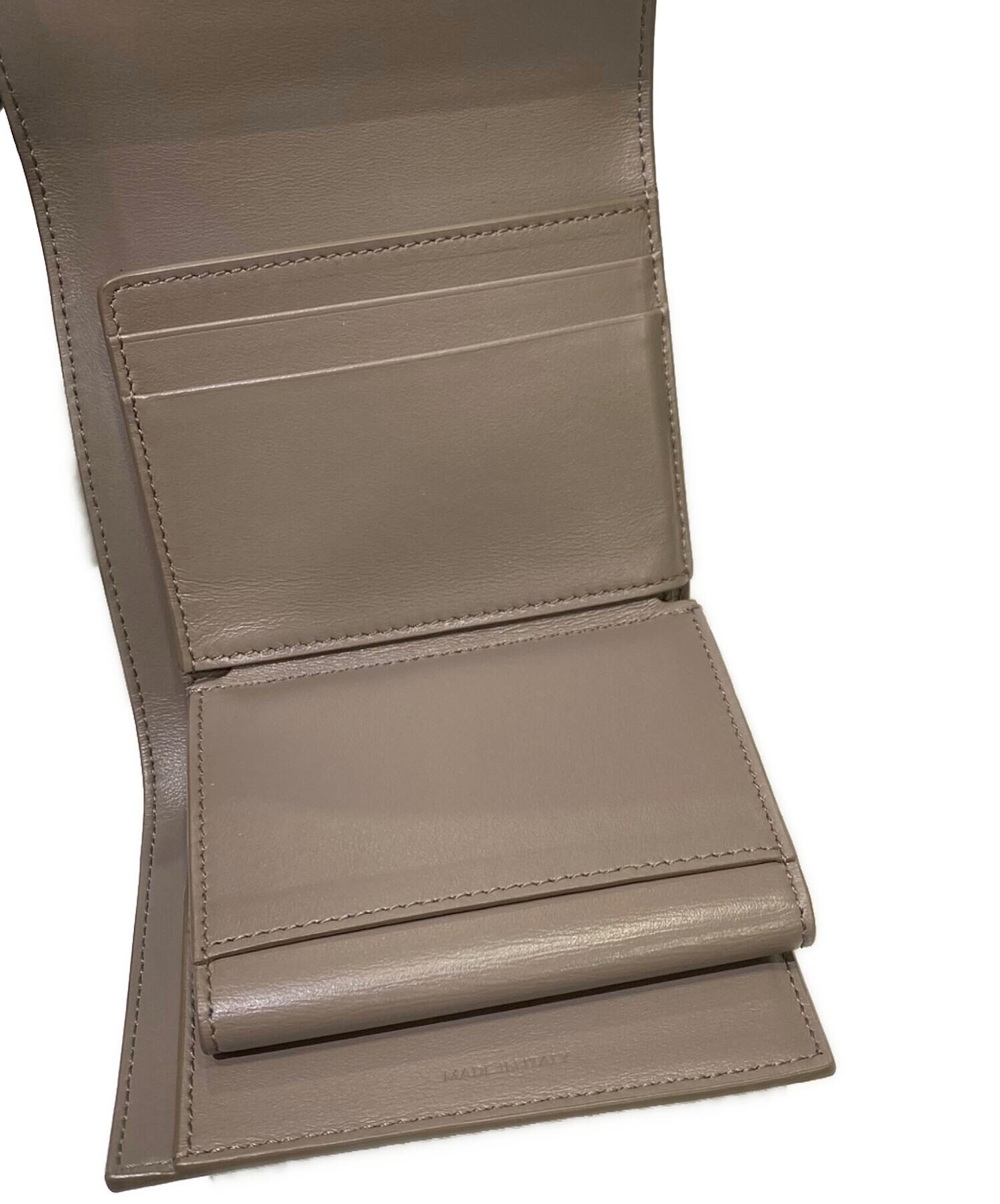 中古・古着通販】CELINE (セリーヌ) コンパクトウォレット グレージュ