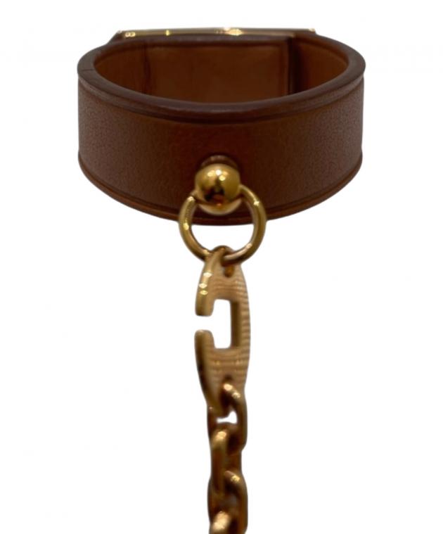 エルメス 良品 フランス製 箱付き レザー ゴールド金具 グローブホルダー 中古・古着通販】HERMES (エルメス) ケリーグローブホルダー ブラウン