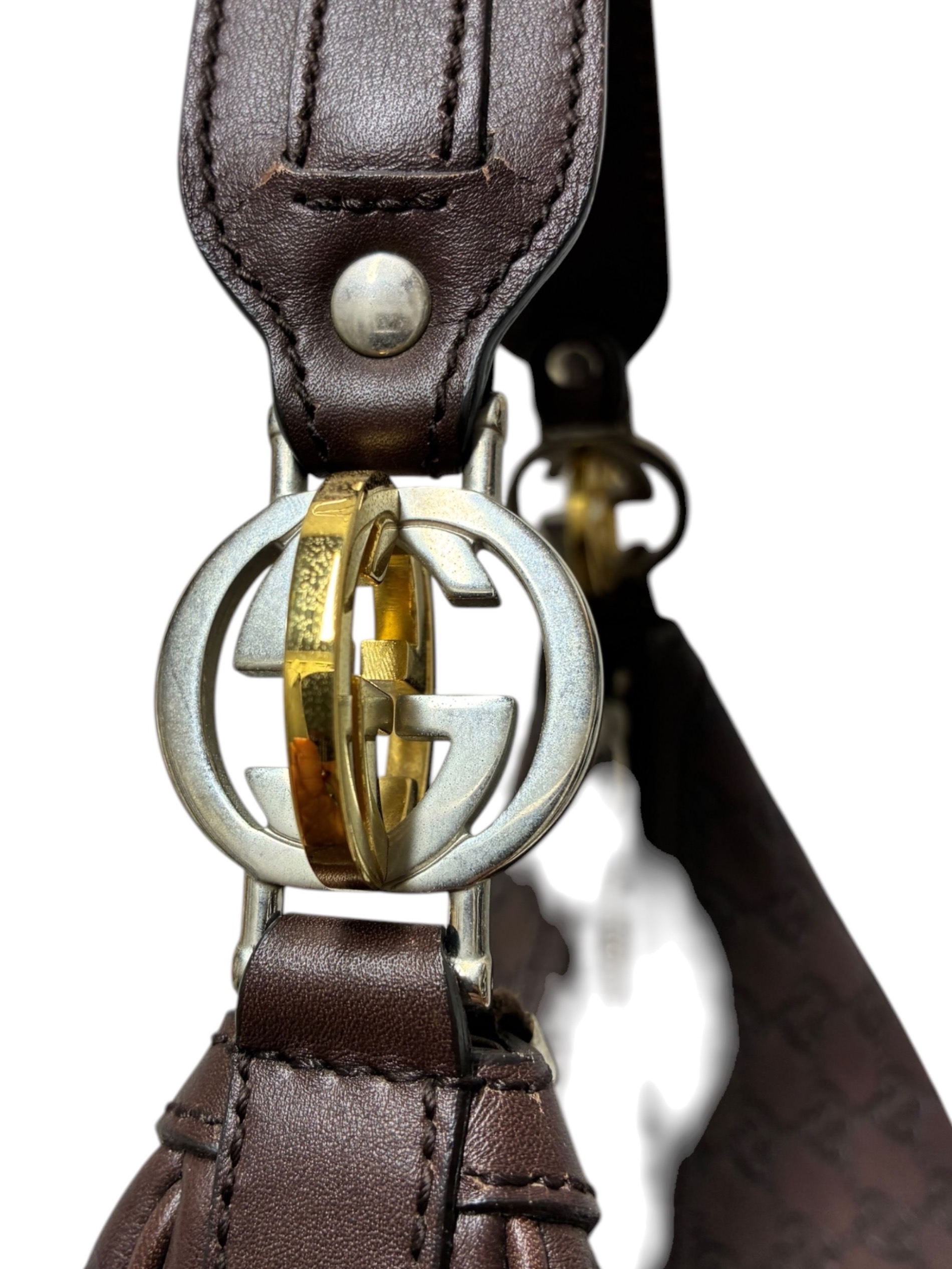 中古・古着通販】GUCCI (グッチ) ワンショルダーバッグ/232962 ダーク