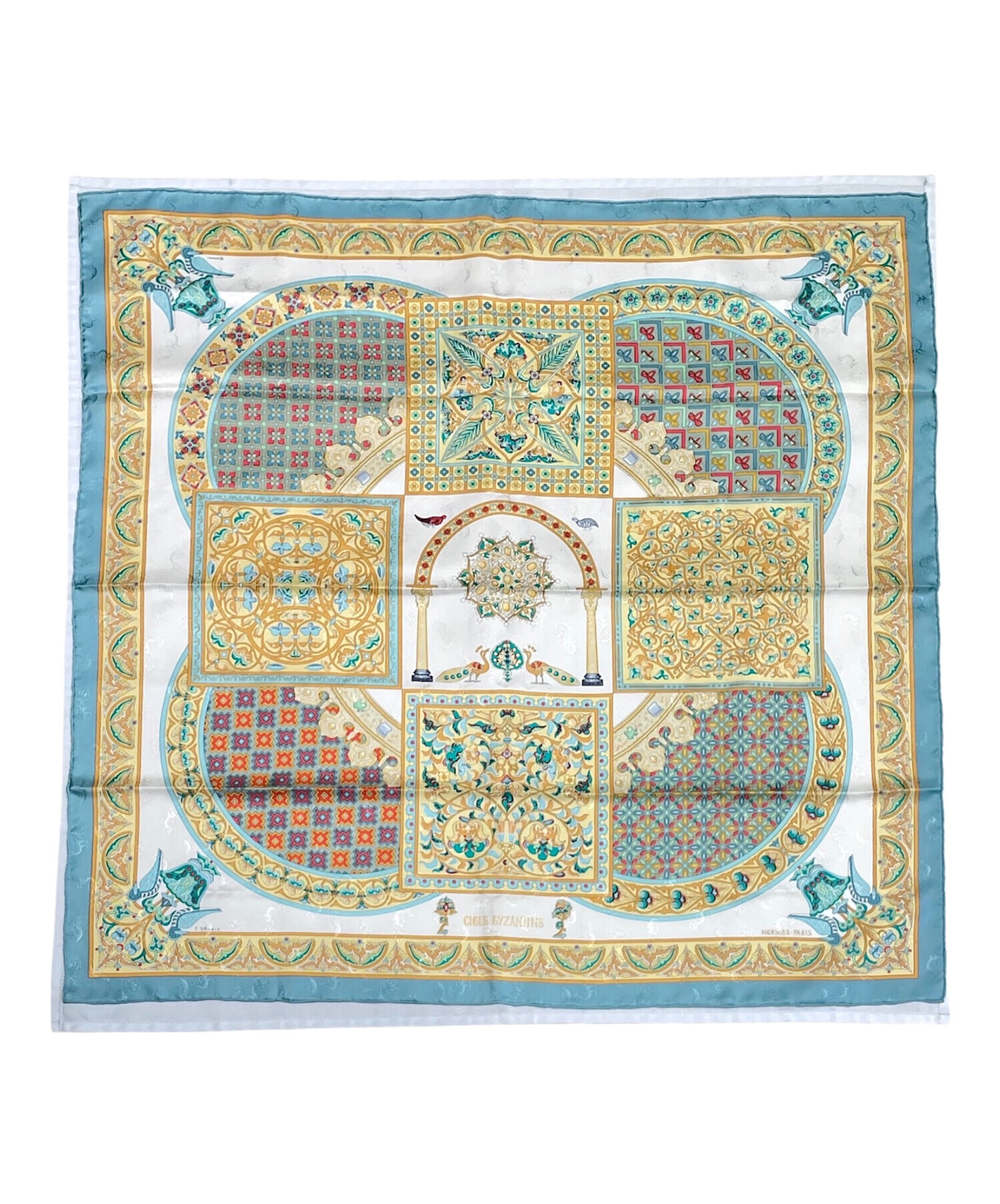 中古・古着通販】HERMES (エルメス) カレ90《CIELS BYZANTINS