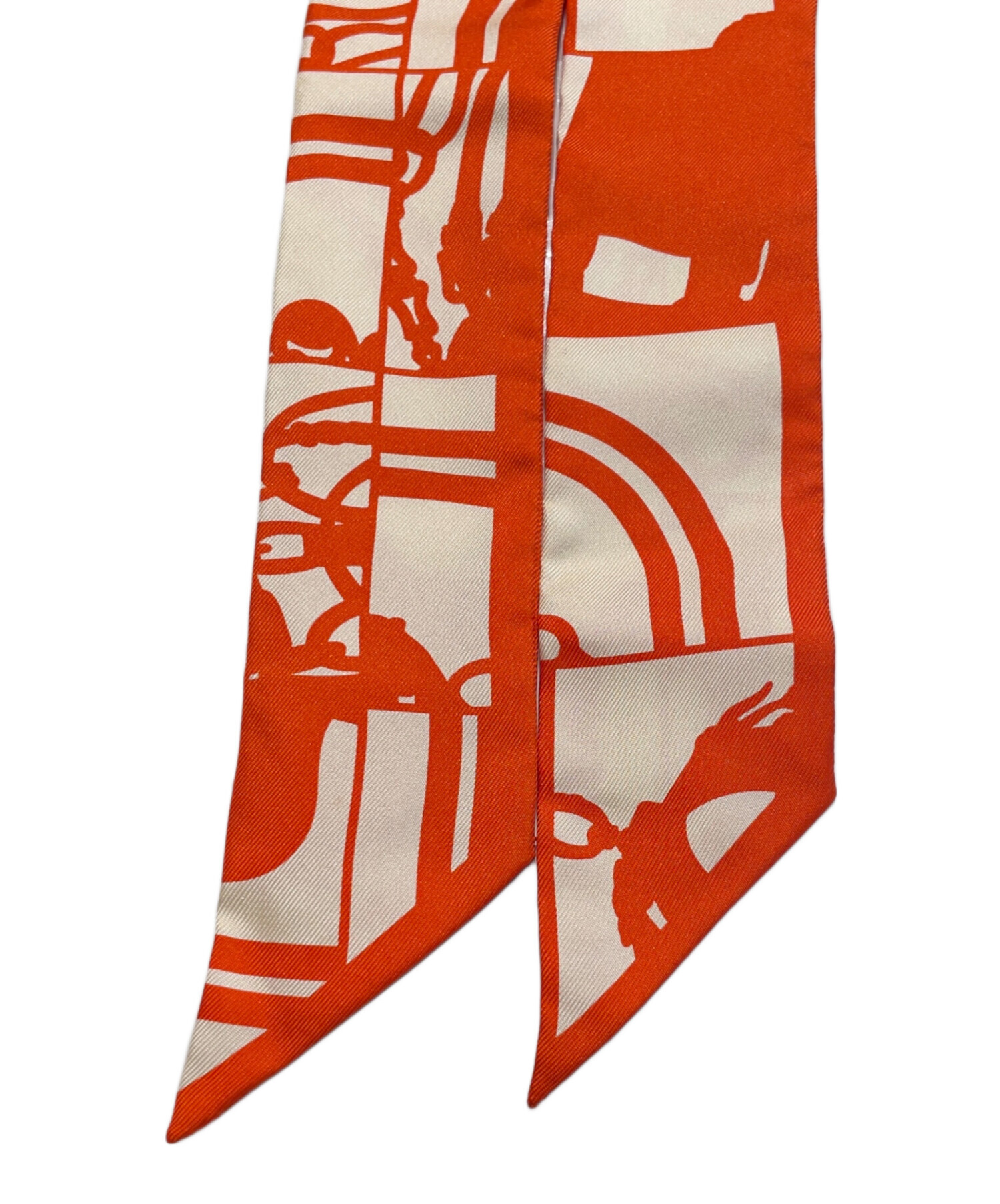 非売品◇エルメス 2011年 イベント限定 エプロン おまけ付き コットン 販促 中古・古着通販】HERMES (エルメス) ツィリー/BRIDES DE GALA オレンジ