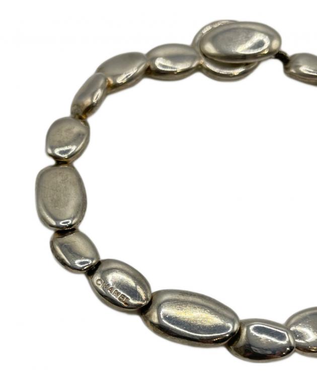 中古・古着通販】CHANEL (シャネル) ビーンズブレスレット シルバー