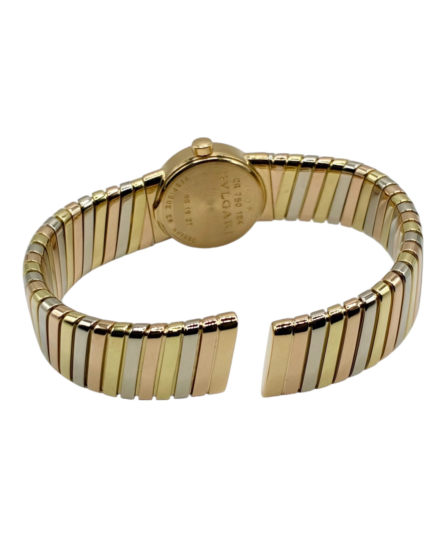 BVLGARI ブルガリ ウォッチ ブルガリブルガリトゥボガス 時計 BB192T 腕時計
 K18イエローゴールド K18YG ブラック ブラック ブラック文字盤 レディース【中古】 中古・古着通販】BVLGARI (ブルガリ) トゥボガス BB192T 黒文字盤