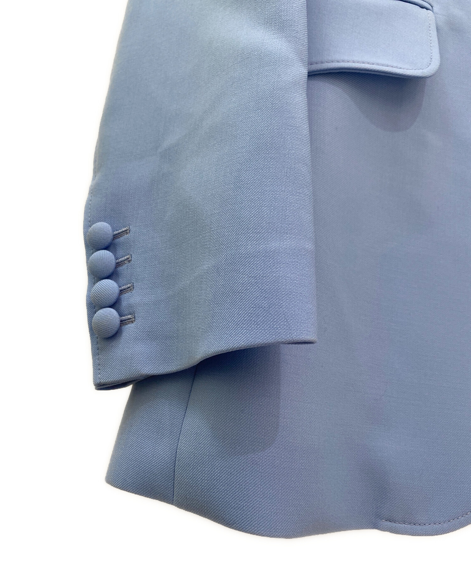 miu miu ミュウミュウ ノーカラージャケット 綿100% 水色 M y2k 楽天市場】MIU MIU (ミュウミュウ) ロゴ総柄 フルジップ クロップド