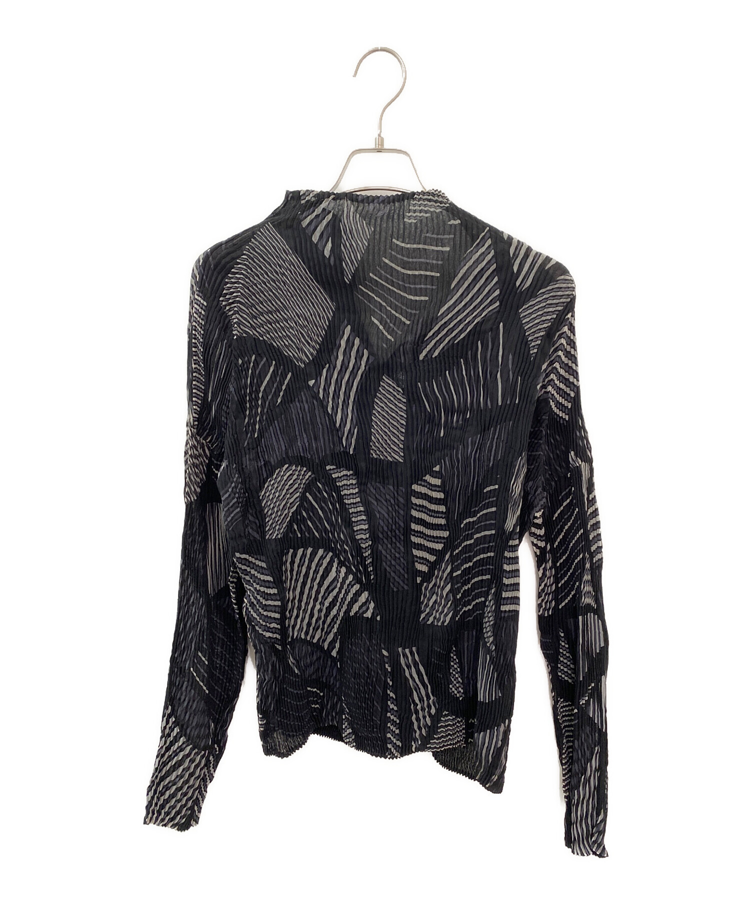 中古・古着通販】ISSEY MIYAKE (イッセイミヤケ) 長袖プリーツシャツ