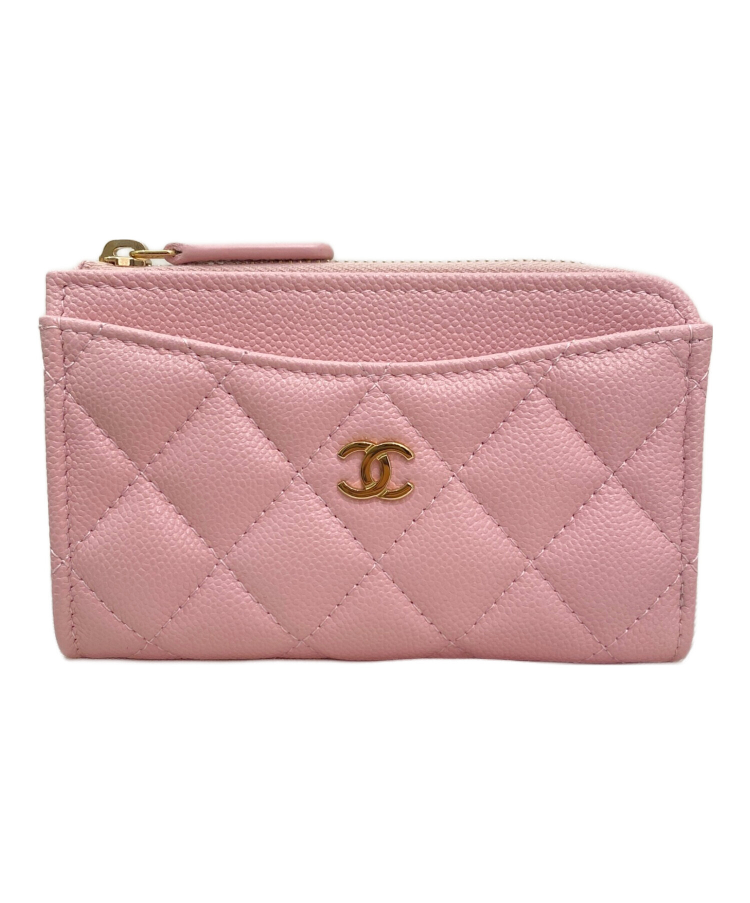 中古・古着通販】CHANEL (シャネル) クラシック ジップ カードケース