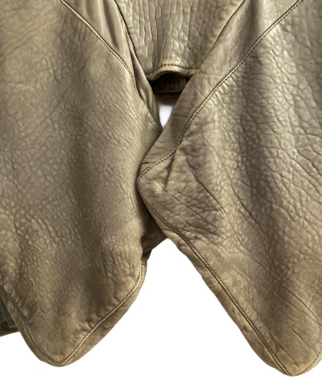 中古・古着通販】RICK OWENS (リックオウエンス) レザージャケット