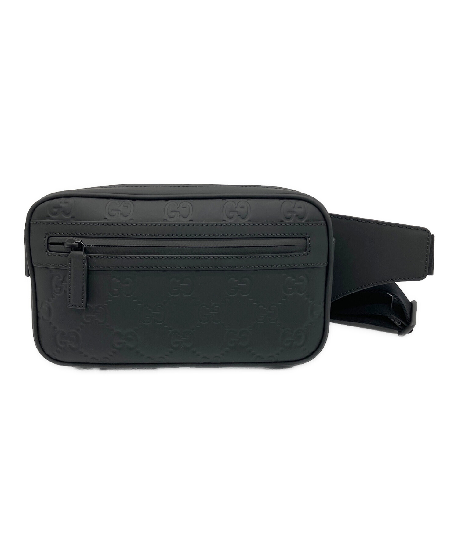 中古・古着通販】GUCCI (グッチ) 771422 ラバーエフェクトベルトバッグ