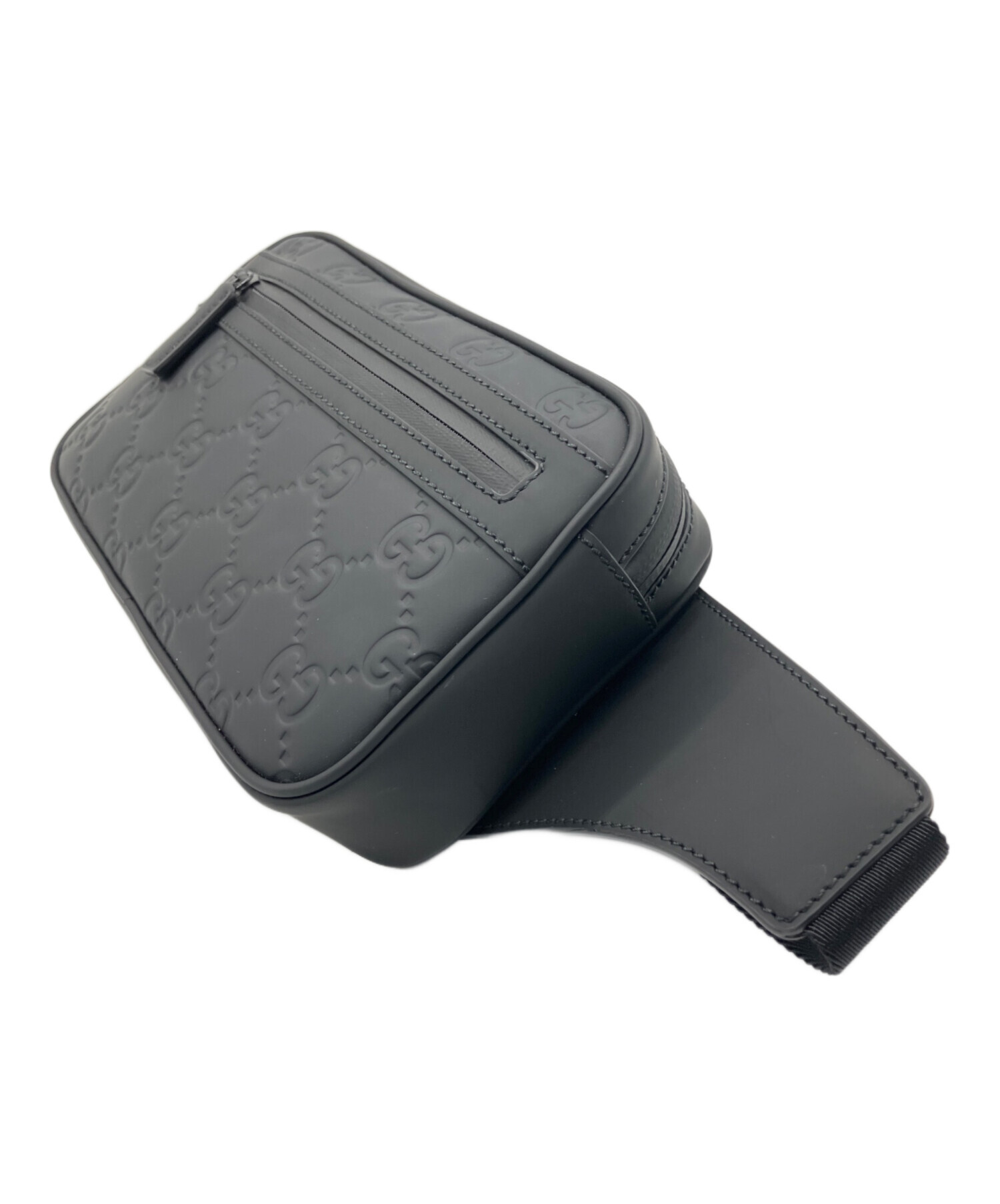 GUCCI（グッチ）　ウエストバッグ 中古・古着通販】GUCCI (グッチ) 771422 ラバーエフェクトベルトバッグ