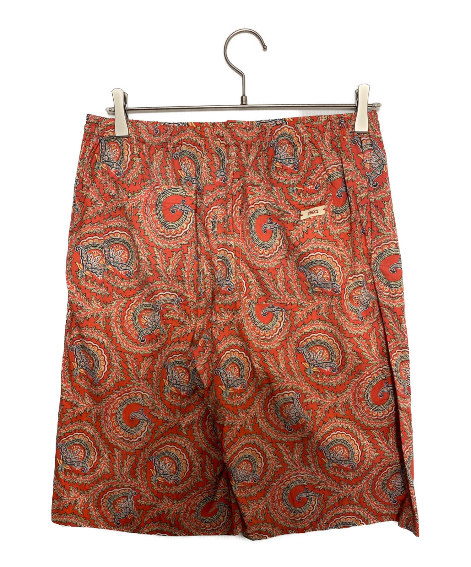 中古・古着通販】GUCCI (グッチ) ハーフパンツ レッド サイズ:46