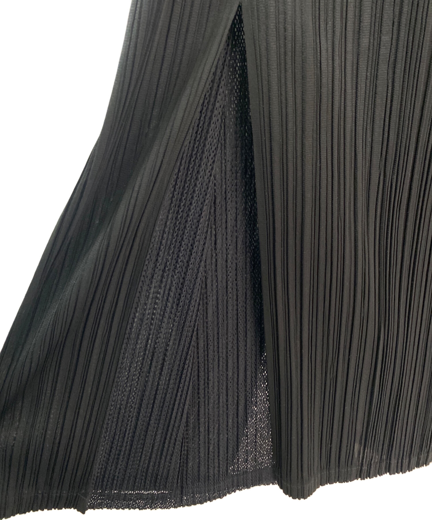 PLEATS PLEASE プリーツプリーズ　ブラック フレアパンツ 中古・古着通販】PLEATS PLEASE (プリーツプリーズ) フレアパンツ