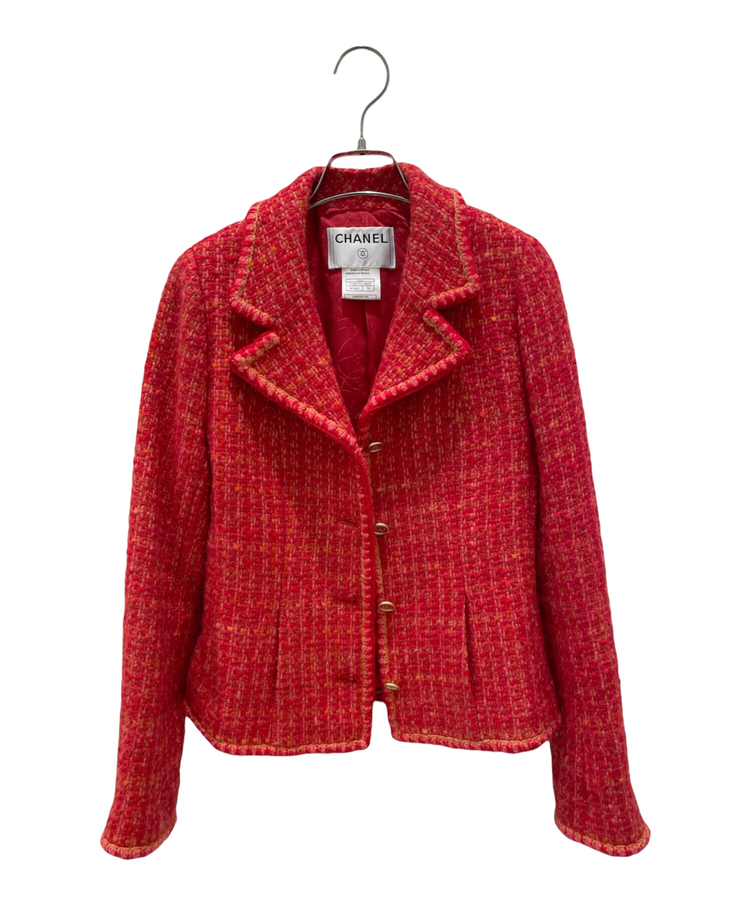 中古・古着通販】CHANEL (シャネル) ココマークボタンツイード