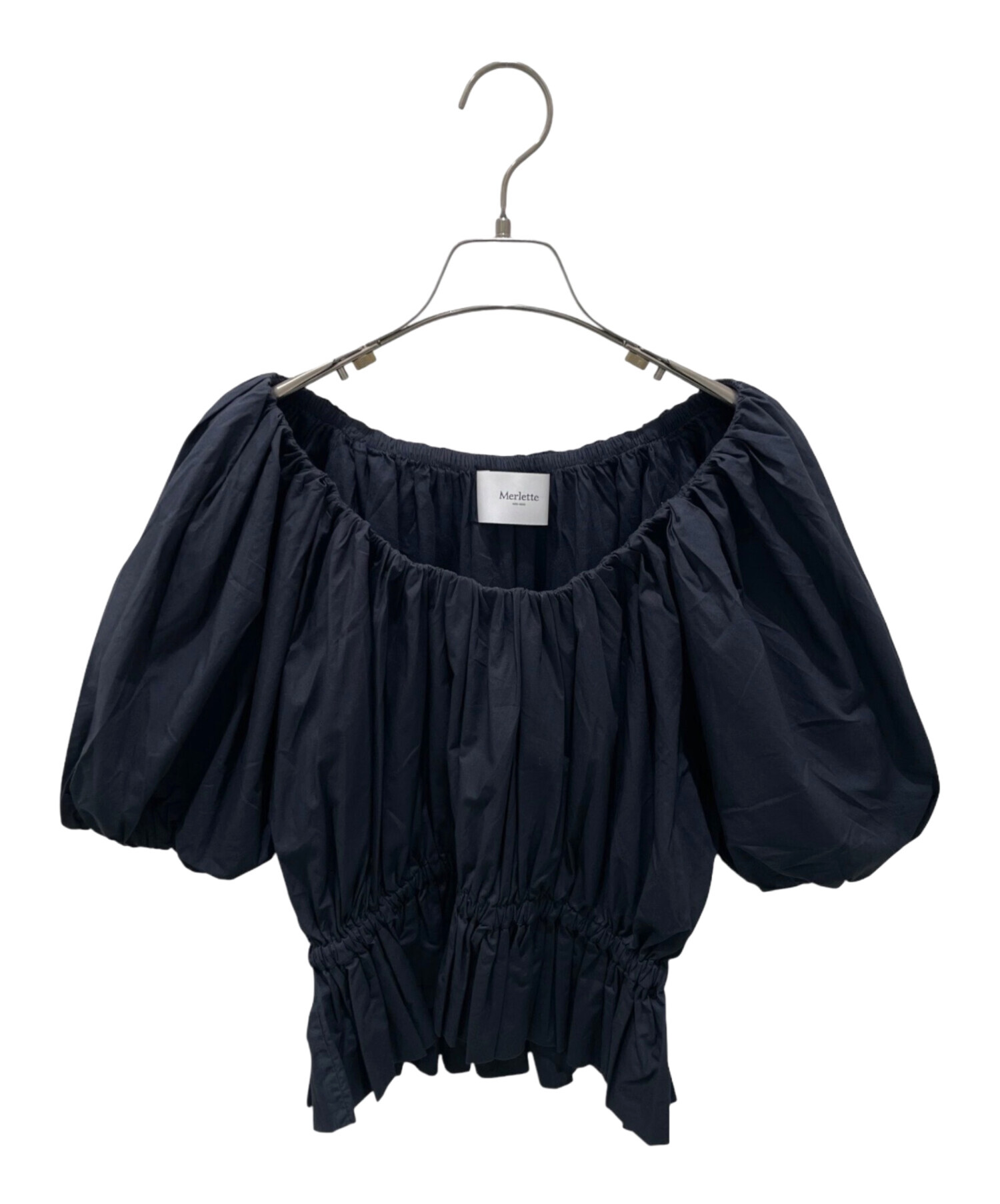 中古・古着通販】merlette (マーレット) Scoop Neck Blouse/チュニック