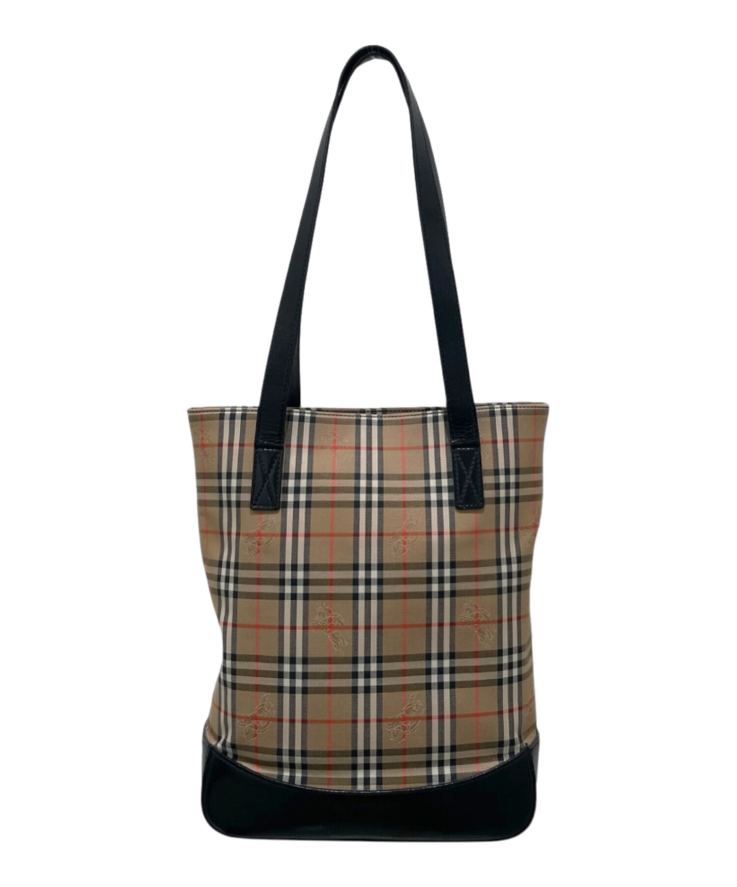 中古・古着通販】BURBERRY (バーバリー) ノバチェックトートバッグ