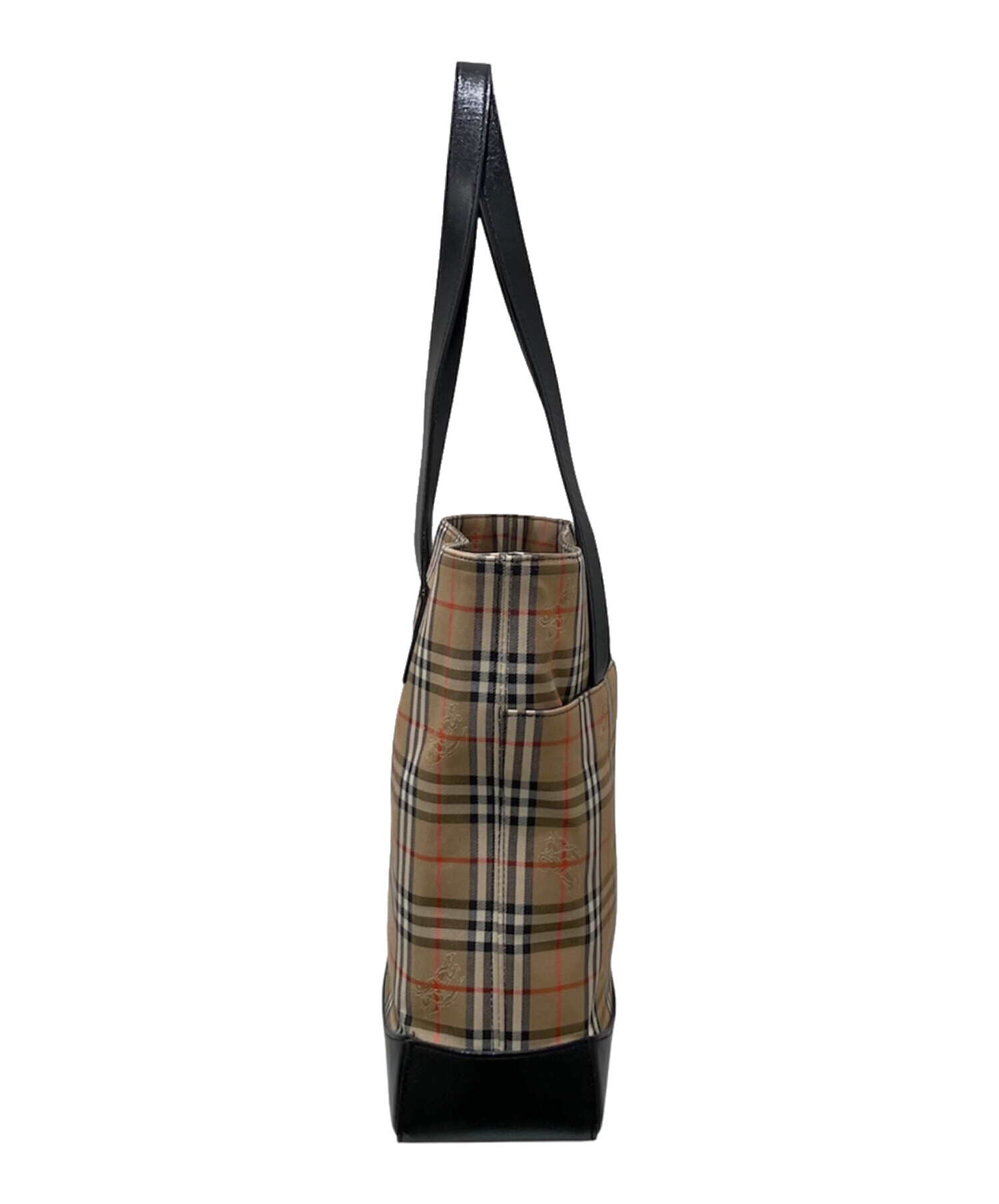 中古・古着通販】BURBERRY (バーバリー) ノバチェックトートバッグ 