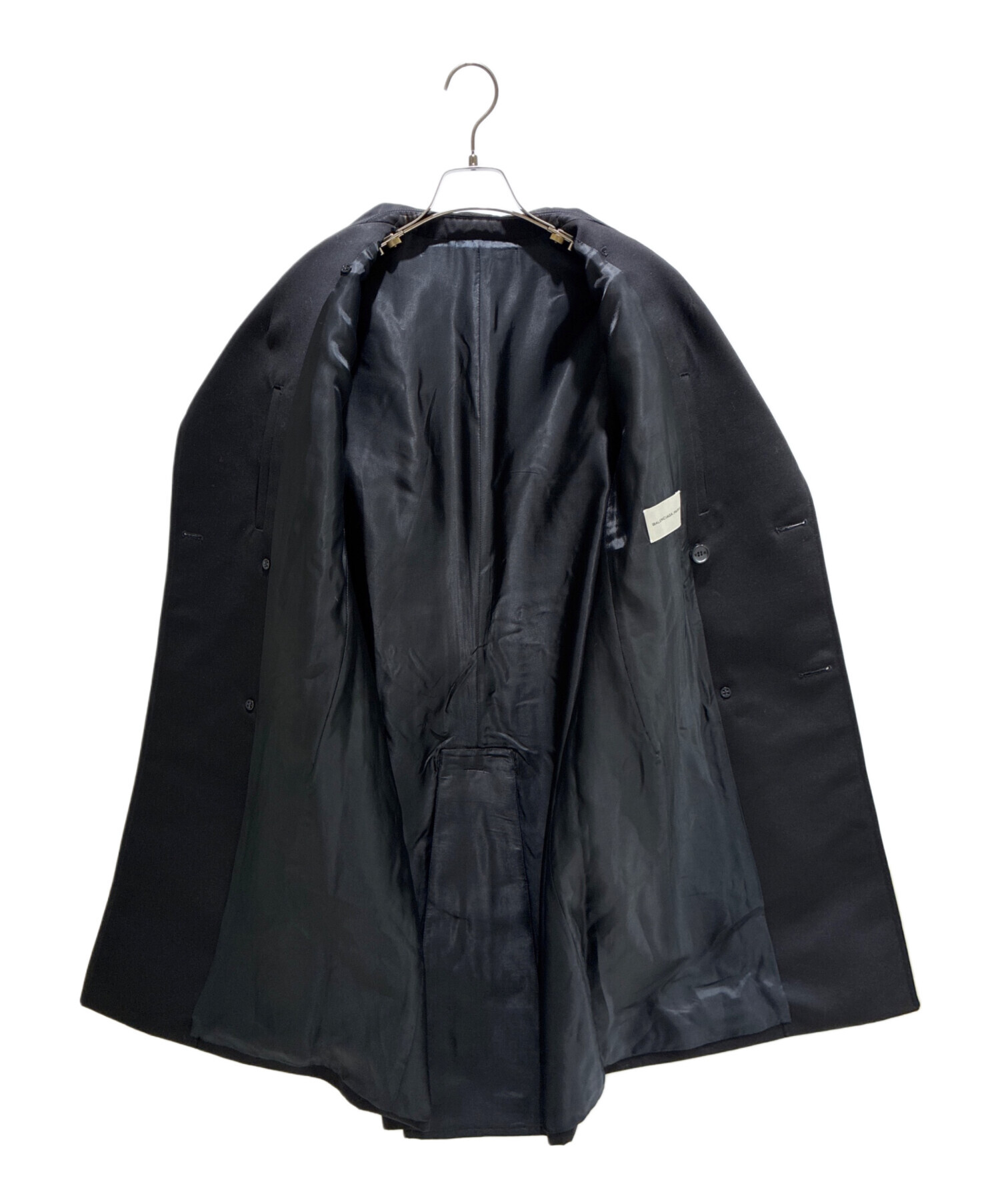 中古・古着通販】BALENCIAGA (バレンシアガ) トレンチコート ブラック