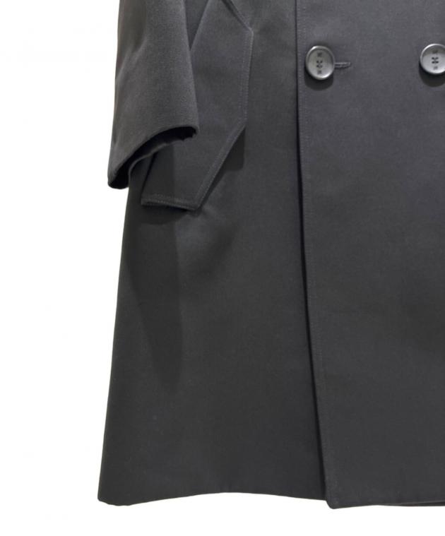 BALENCIAGA バレンシアガ　スイングトレンチコート　ブラック 中古・古着通販】BALENCIAGA (バレンシアガ) トレンチコート ブラック