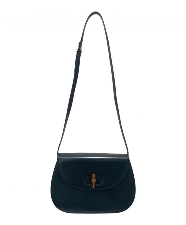 中古・古着通販】GUCCI (グッチ) バンブー ターンロックレザー