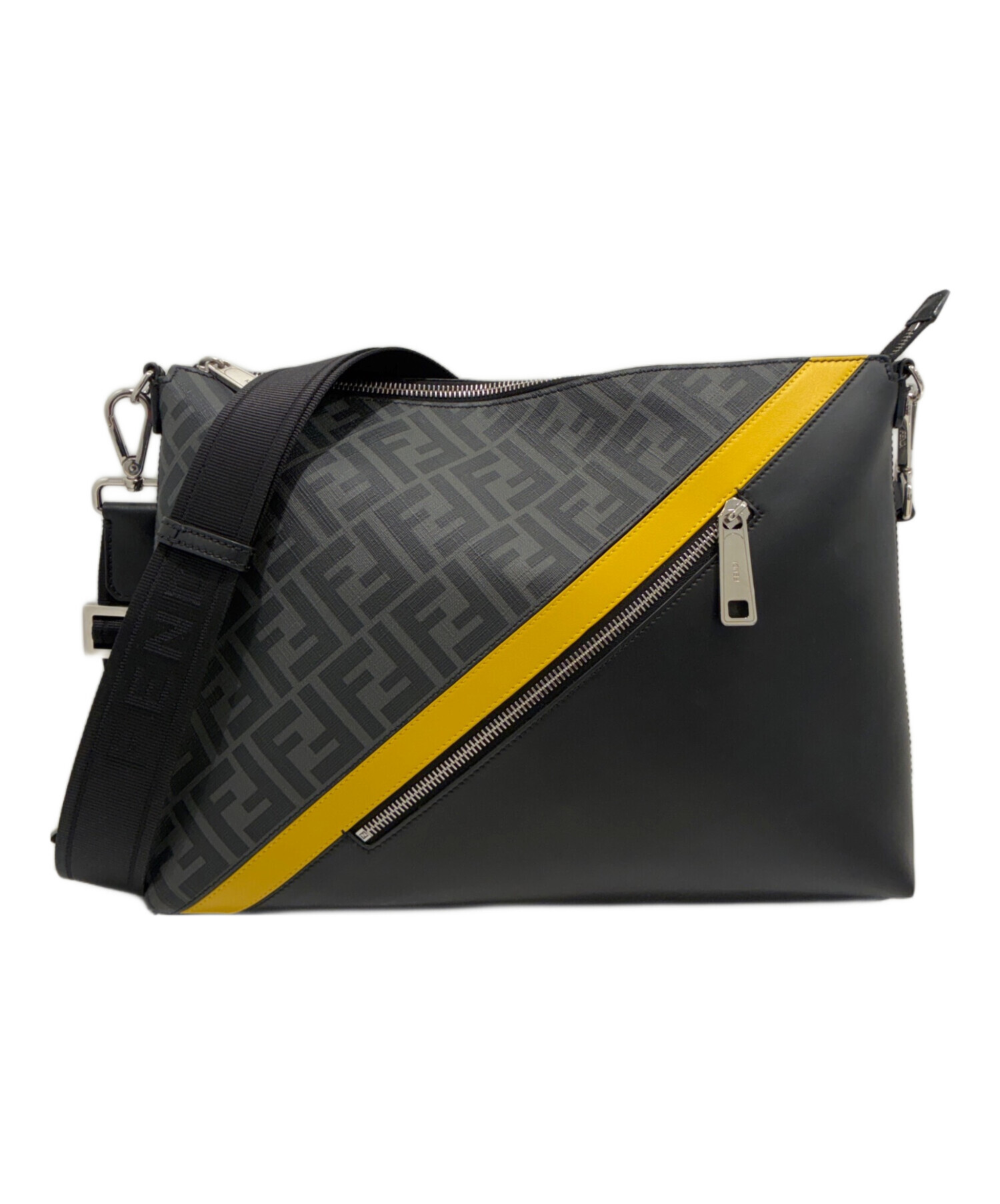 FENDIフェンディ美品メッセンジャーバッグにも！ぎり斜めがけ 中古・古着通販】FENDI (フェンディ) フェンディ ダイアゴナル