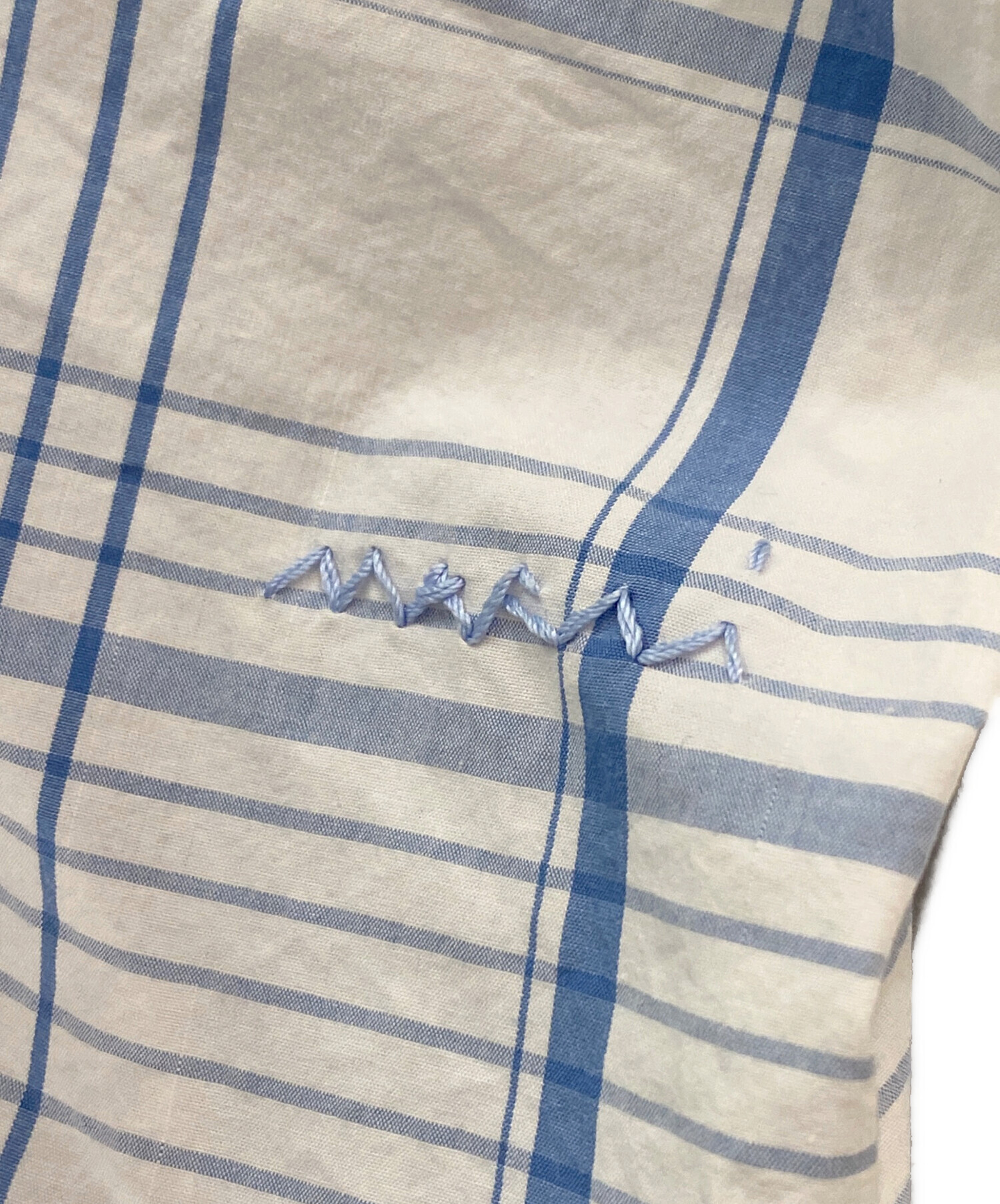 中古・古着通販】MARNI (マルニ) ギャザーブラウス ブルー サイズ:40 