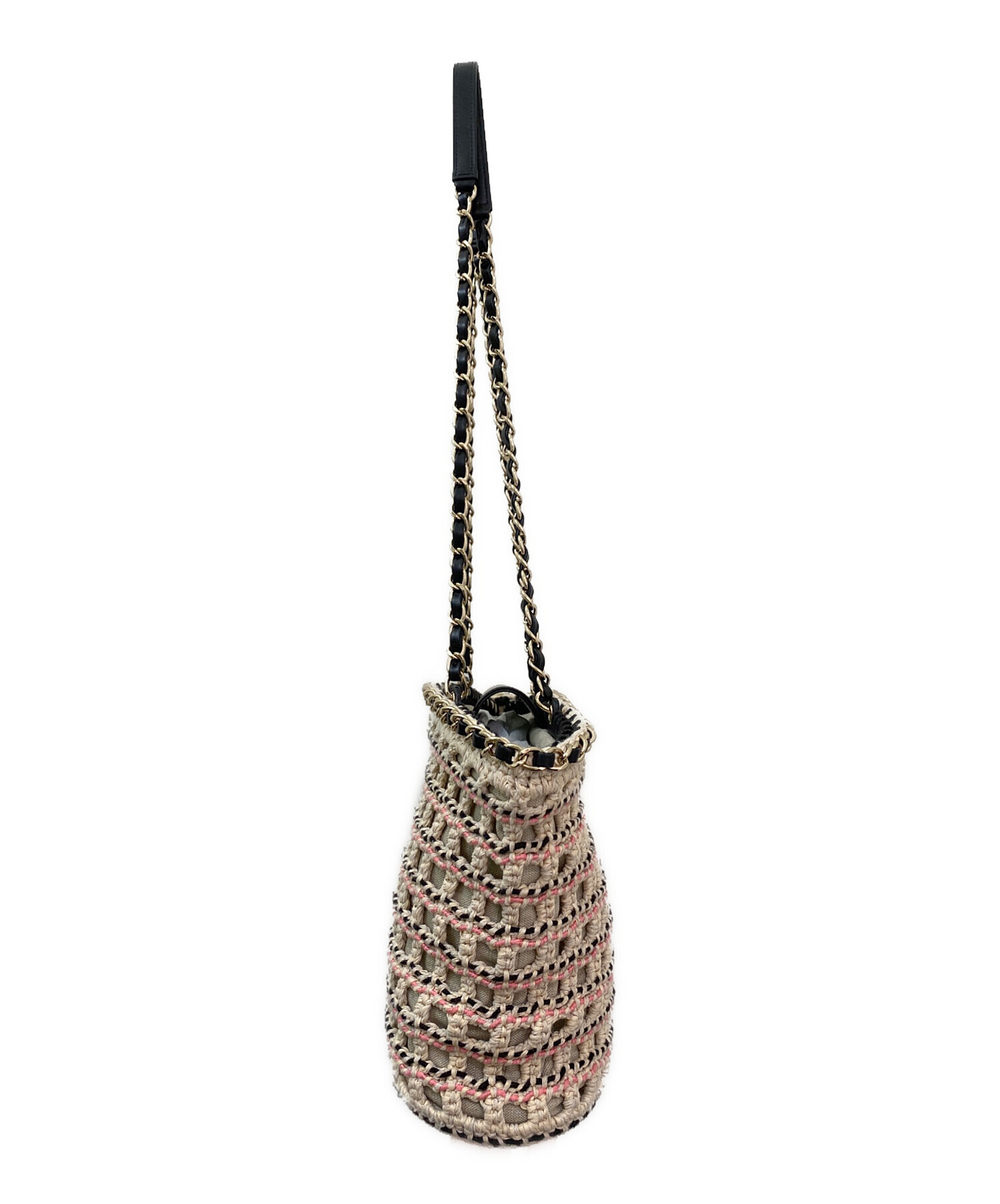 中古・古着通販】CHANEL (シャネル) Crochet Small Shopping Bag