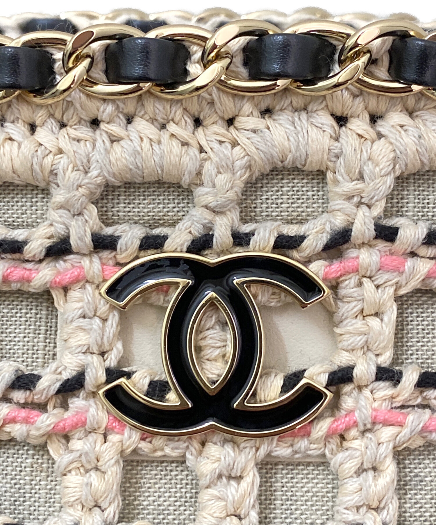 中古・古着通販】CHANEL (シャネル) Crochet Small Shopping Bag