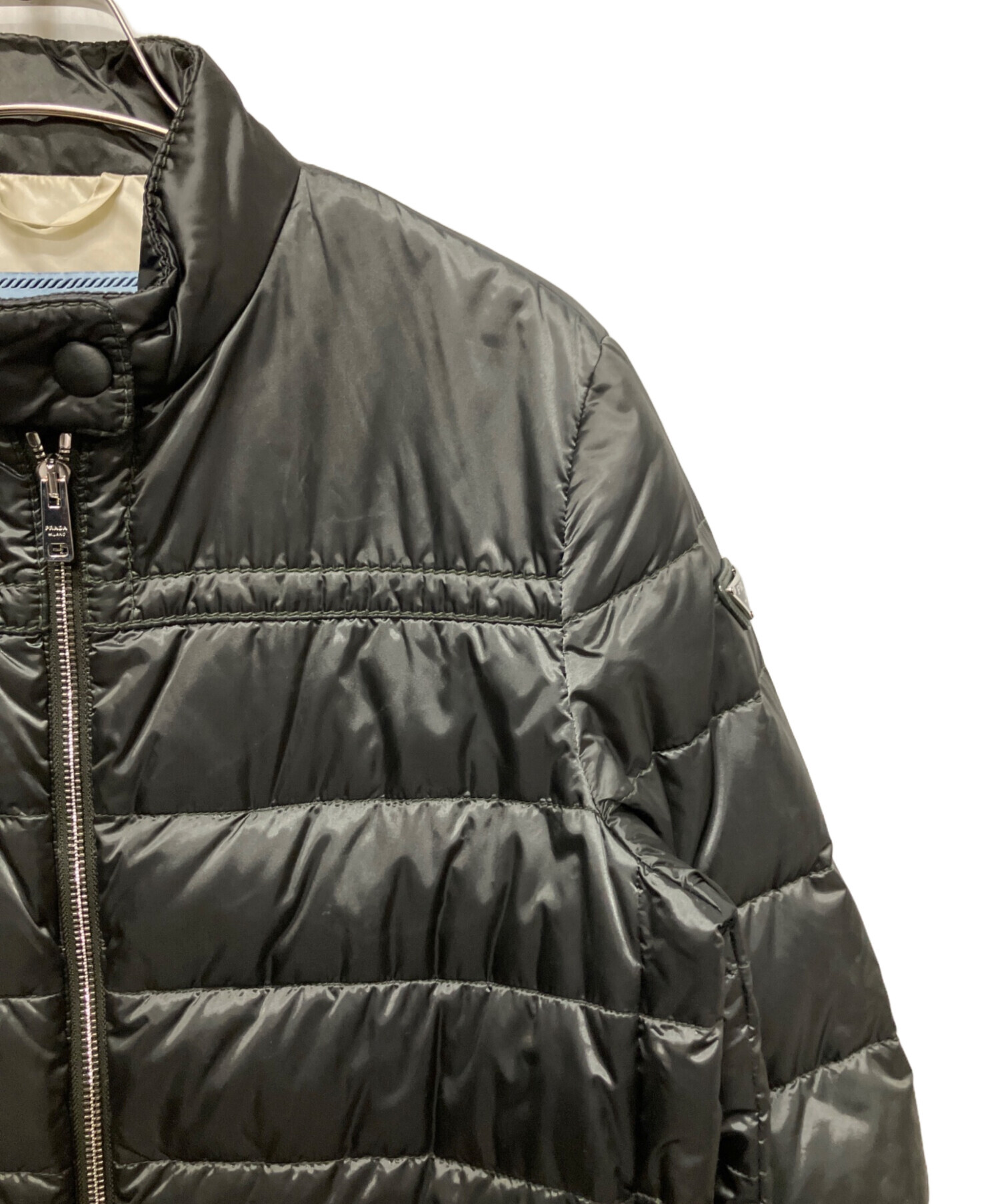 中古・古着通販】PRADA (プラダ) ロゴプレートダウンジャケット