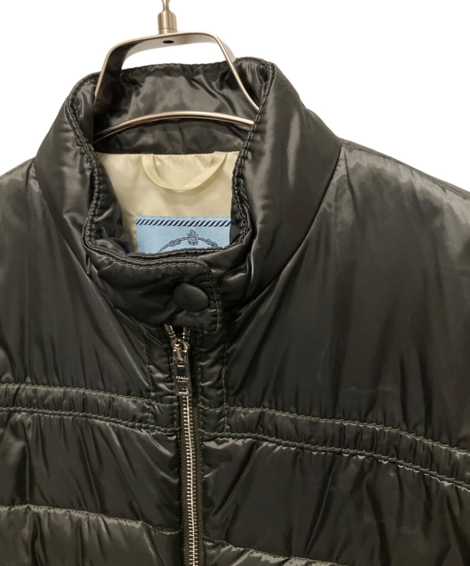 中古・古着通販】PRADA (プラダ) ロゴプレートダウンジャケット