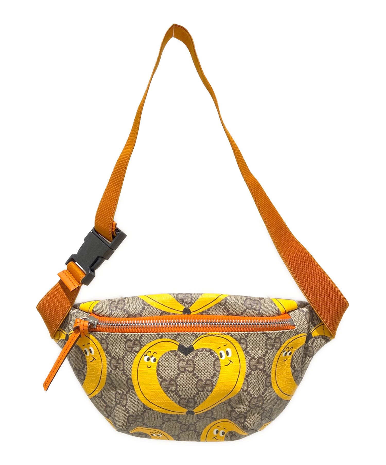 GUCCI ボディバッグ ウサギとリンゴ柄グッチ チルドレンズ ベルトバッグ新品 中古・古着通販】GUCCI (グッチ) チルドレンズ GGスプリーム ボディ