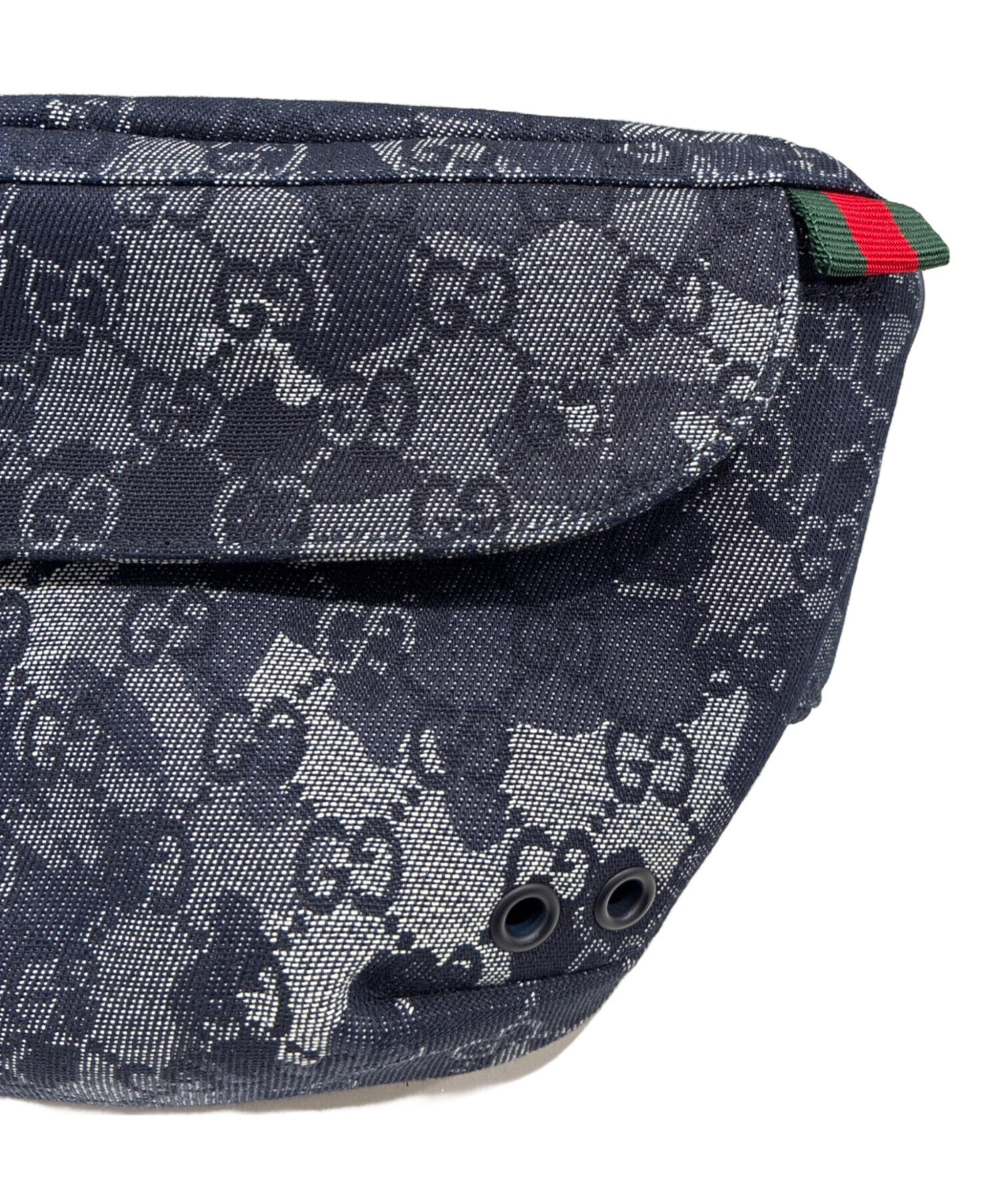 中古・古着通販】GUCCI (グッチ) GGデニムベルトバッグ/GG denim large