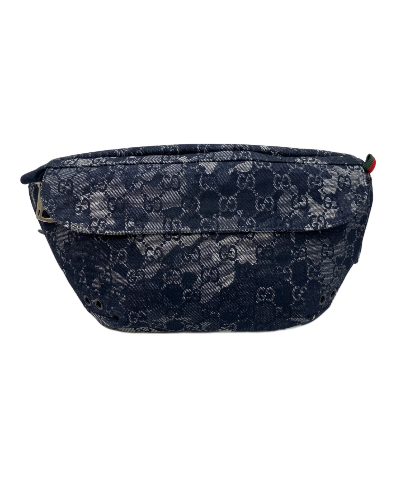 未使用に近い！GUCCI ボディーバッグ 中古・古着通販】GUCCI (グッチ) ボディバッグ インディゴ 未使用品