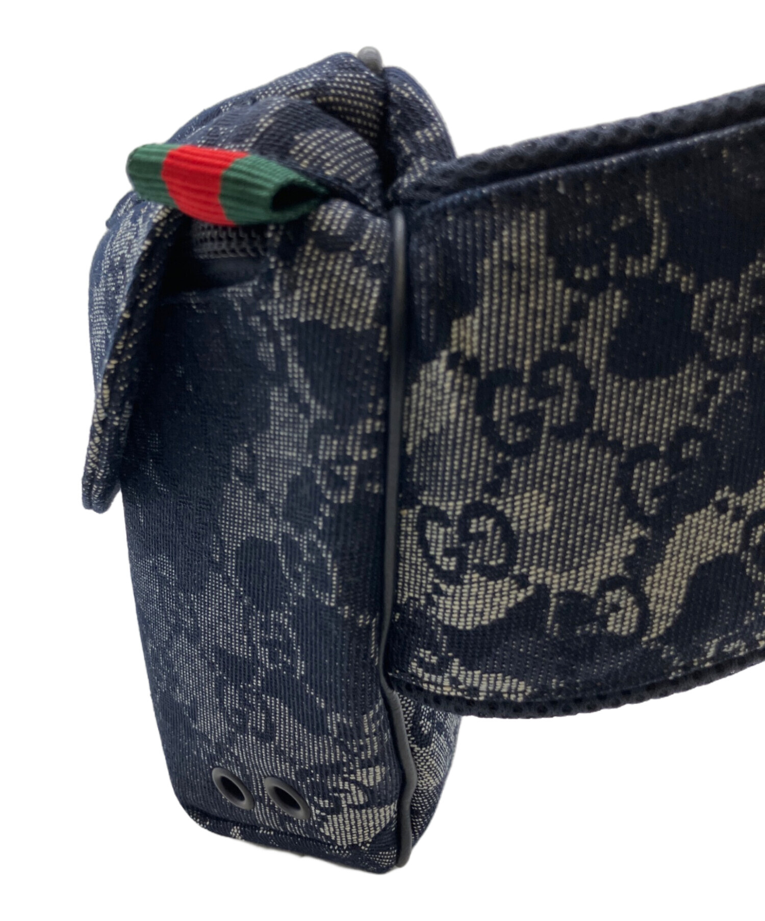 未使用に近い！GUCCI ボディーバッグ 中古・古着通販】GUCCI (グッチ) ボディバッグ インディゴ 未使用品
