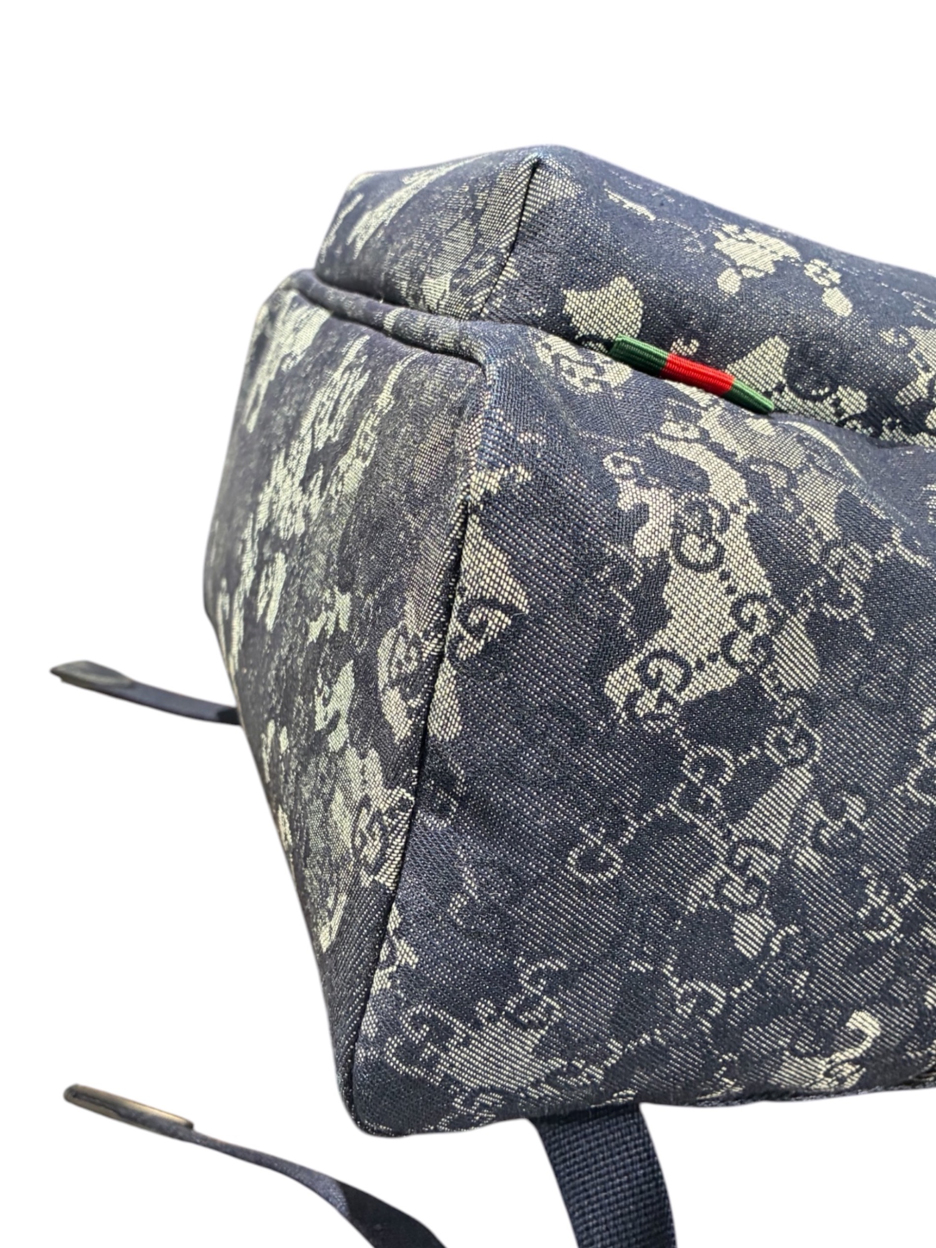 中古・古着通販】GUCCI (グッチ) GGデニムラージバックパック/849008