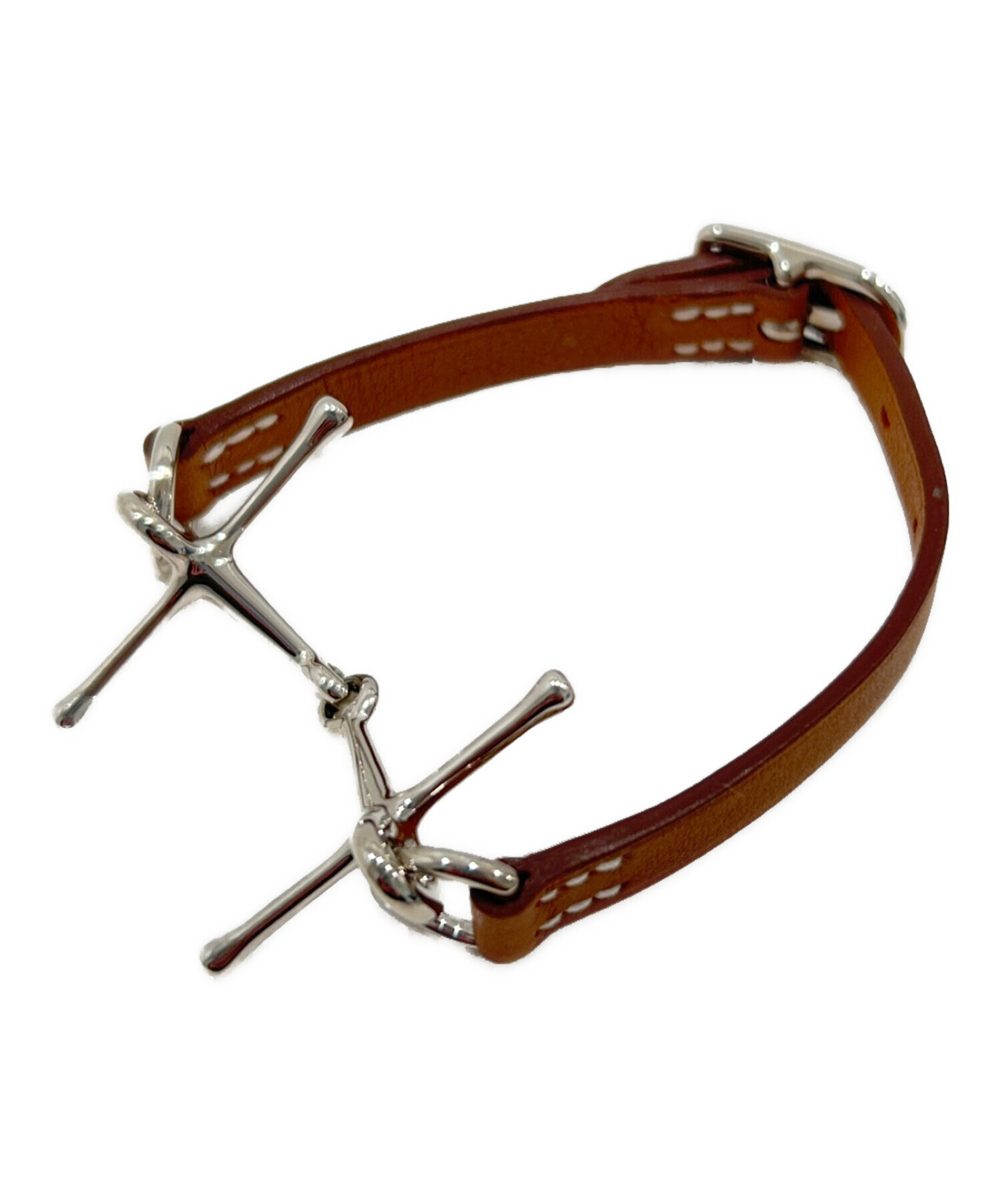 中古・古着通販】HERMES (エルメス) Mors T2 Horsebit Bracelet モール