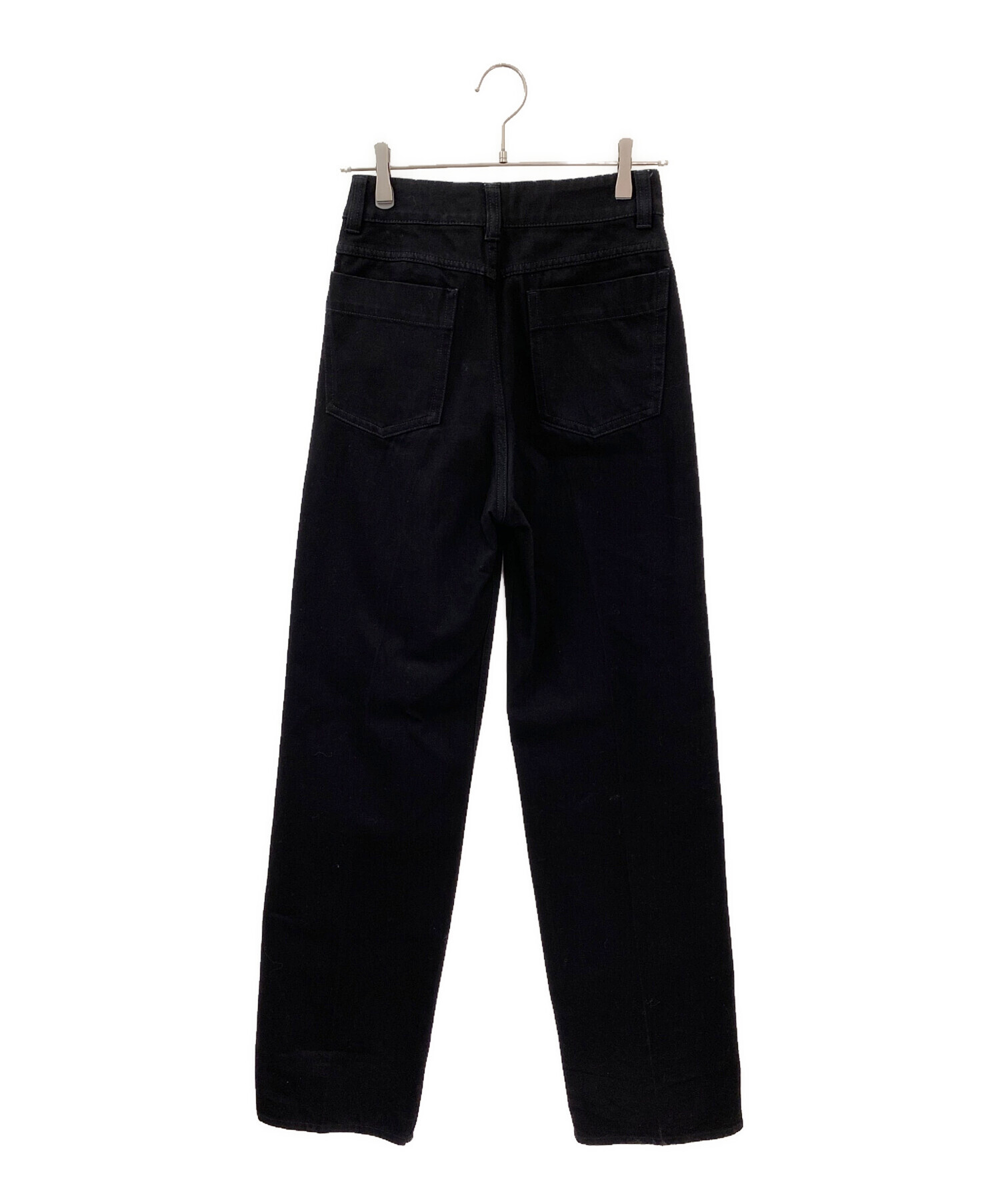中古・古着通販】LEMAIRE (ルメール) ブラックデニム ブラック サイズ