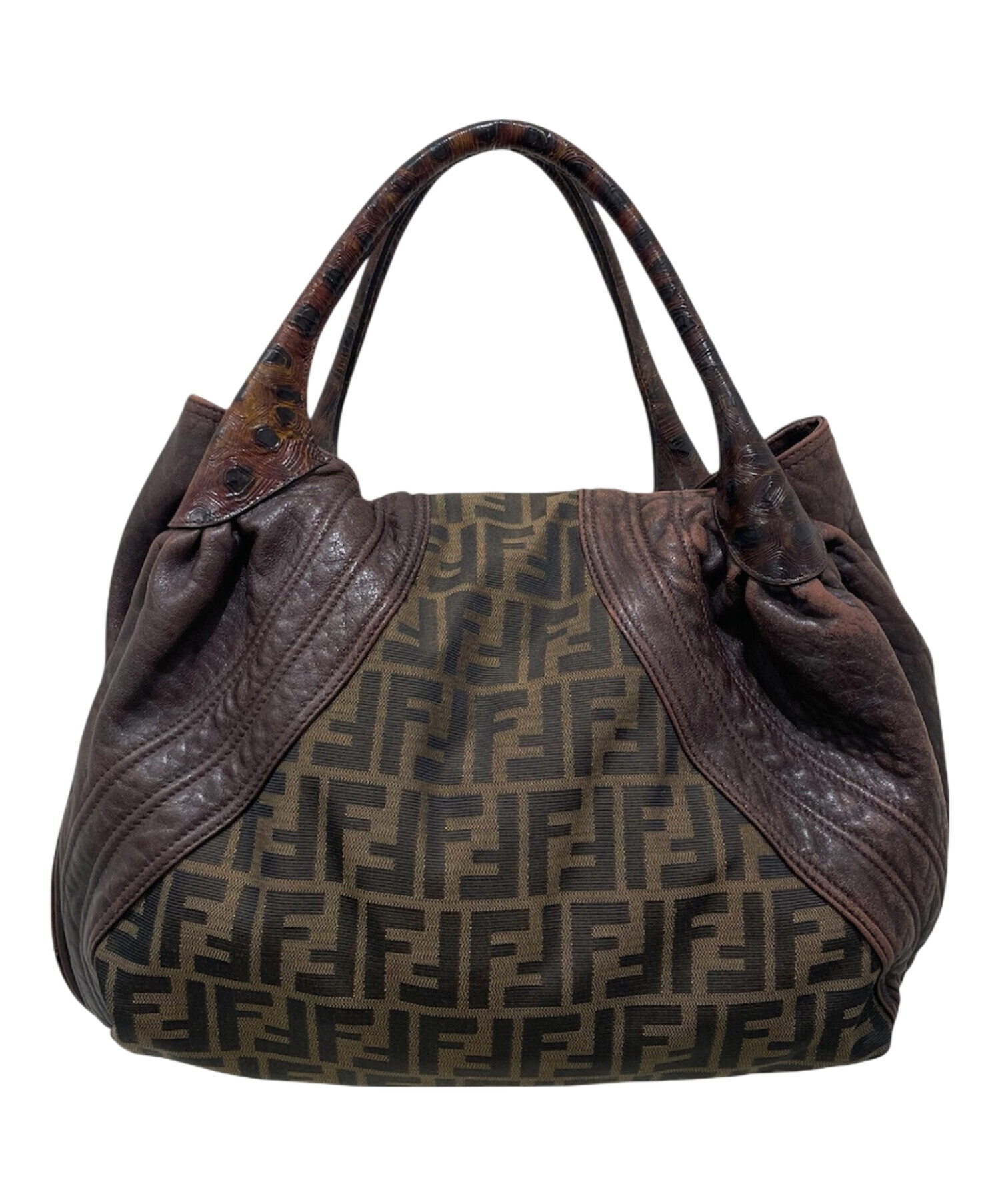 中古・古着通販】FENDI (フェンディ) ズッカ柄 スパイ ハンドバッグ